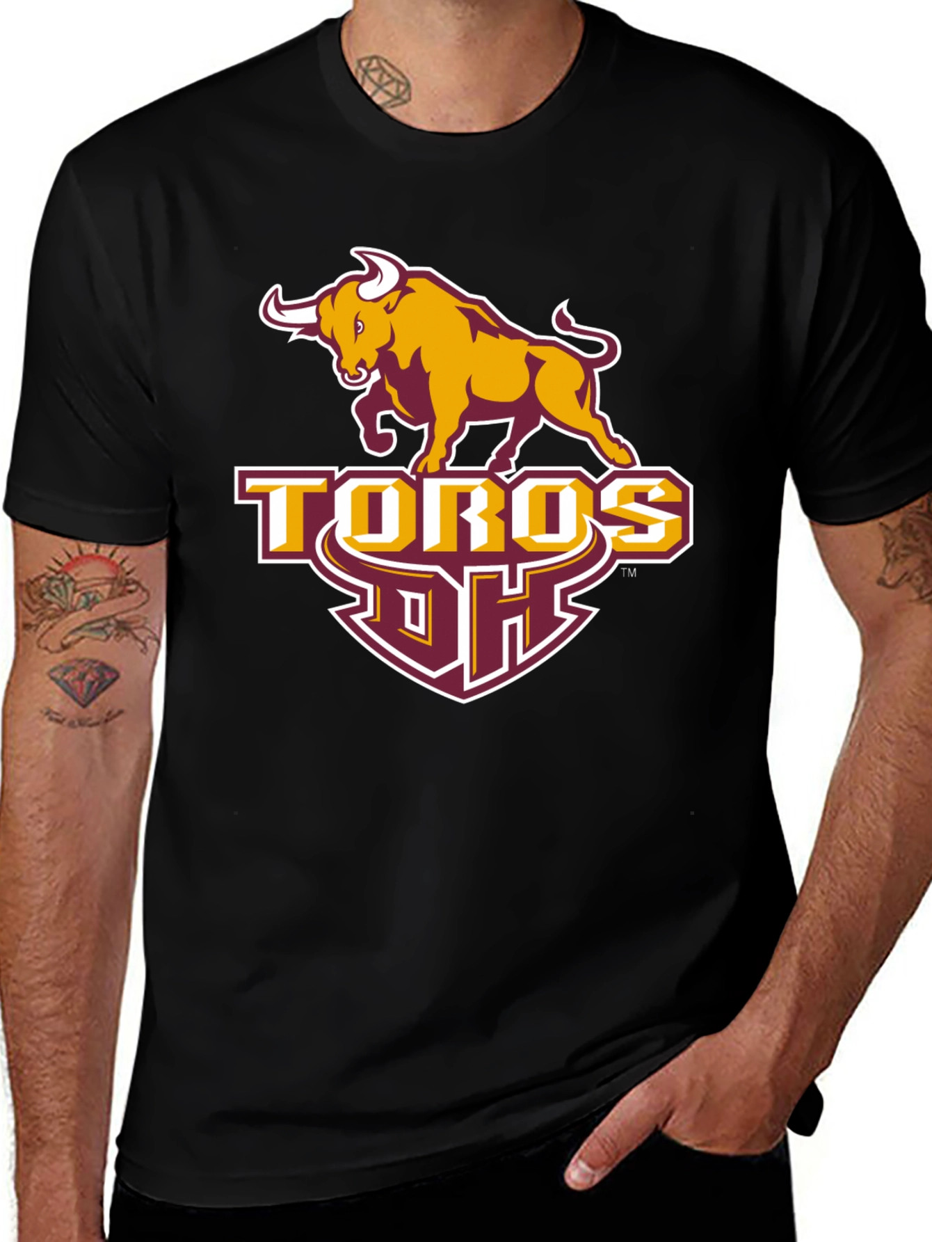 Variant 25 of Toros DH Black Graphic Tee