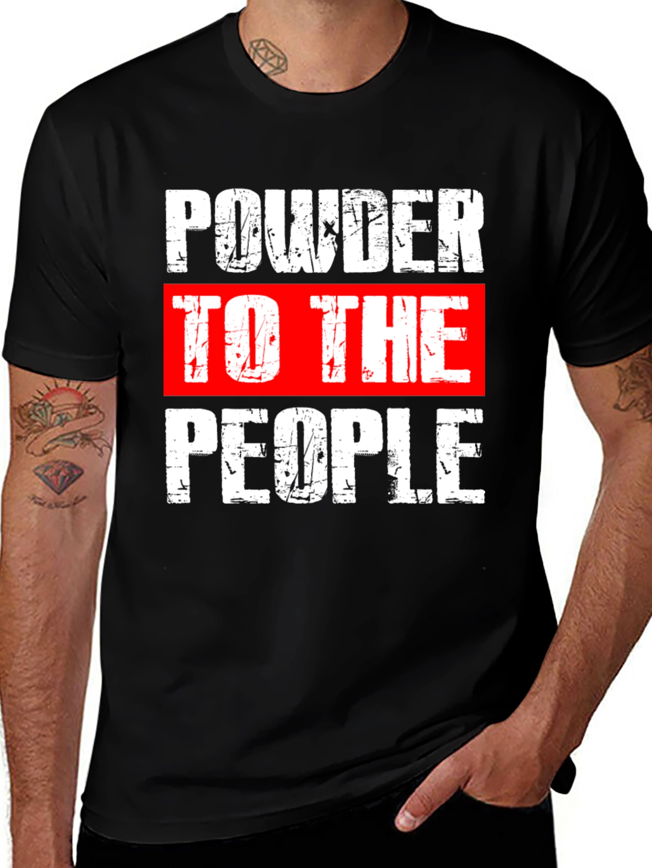 Powder to the People Graphic Tee