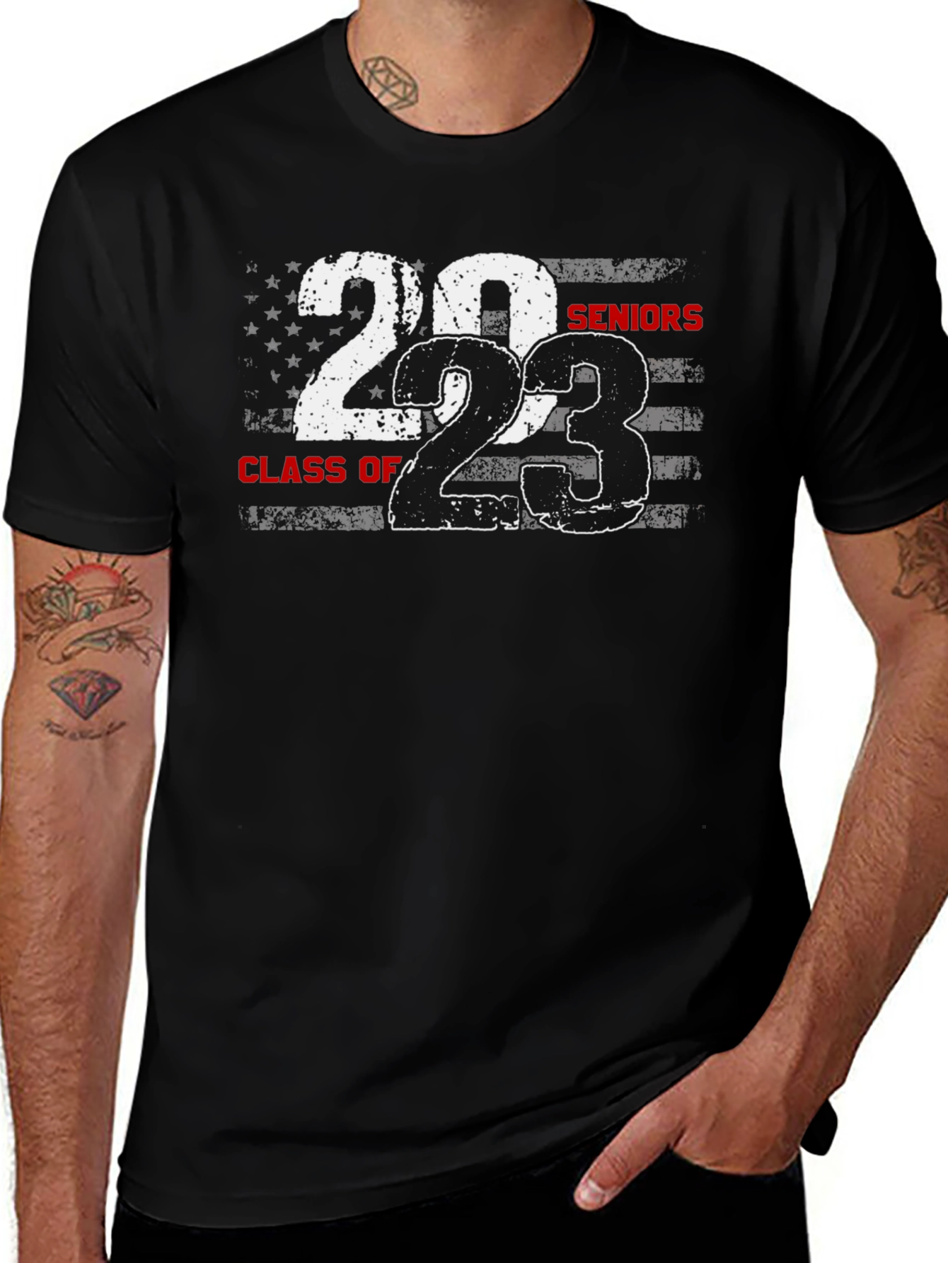 Variant 19 of Seniors Class of 2023 Graphic Tee