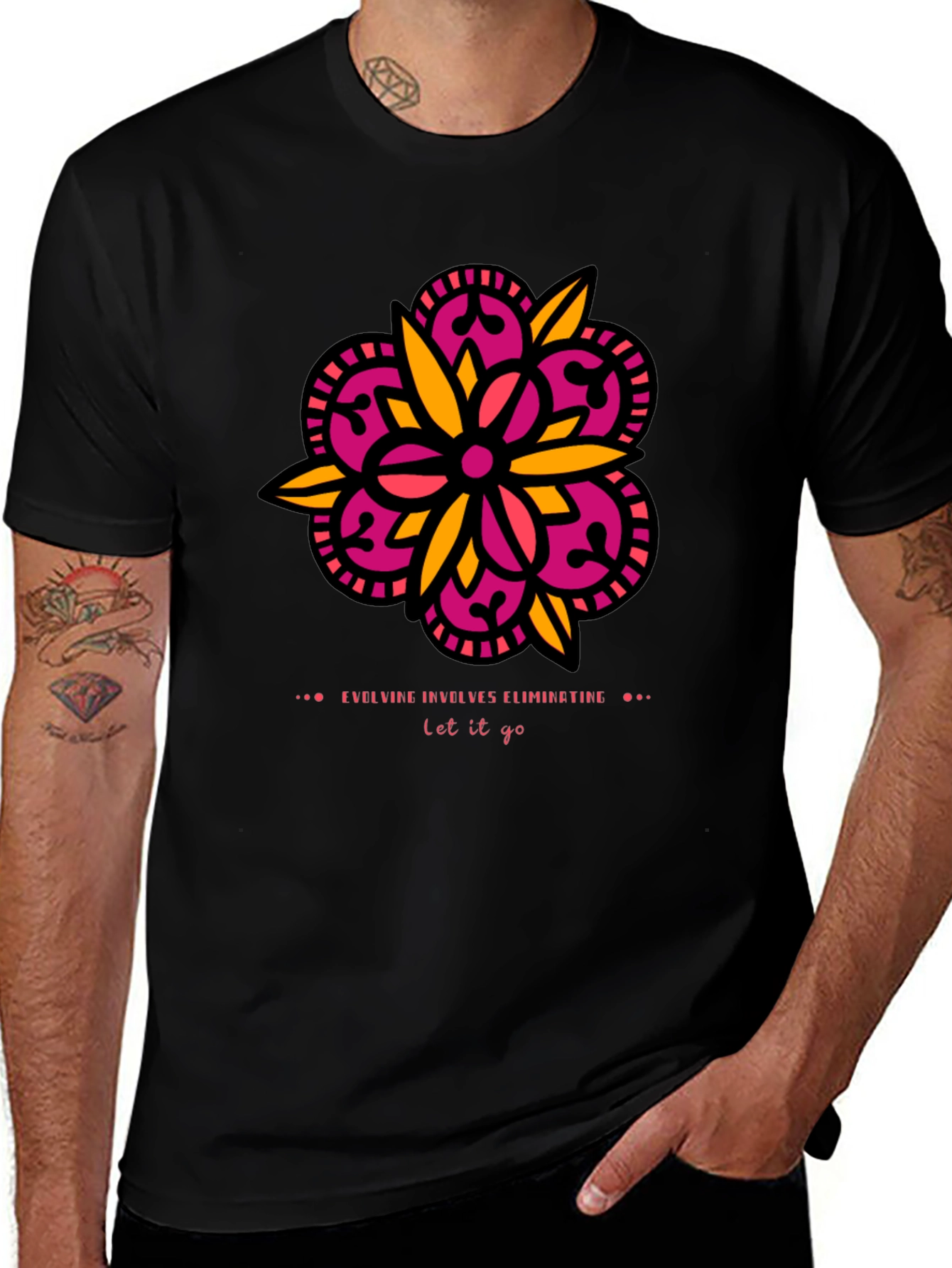 Variant 13 of Evolving Mandala Graphic Tee