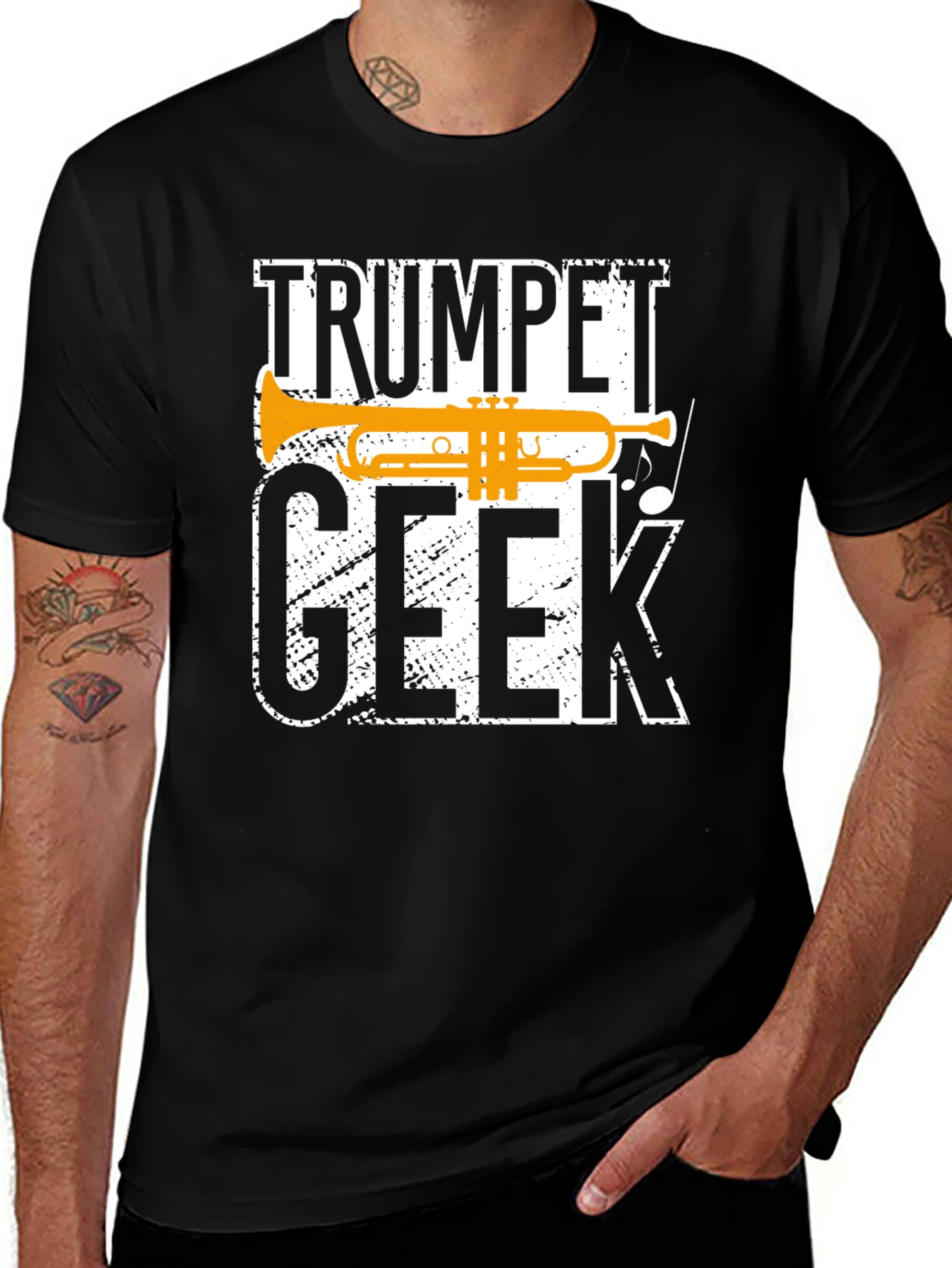 Trumpet Geek T-Shirt - Musician Humor Tee