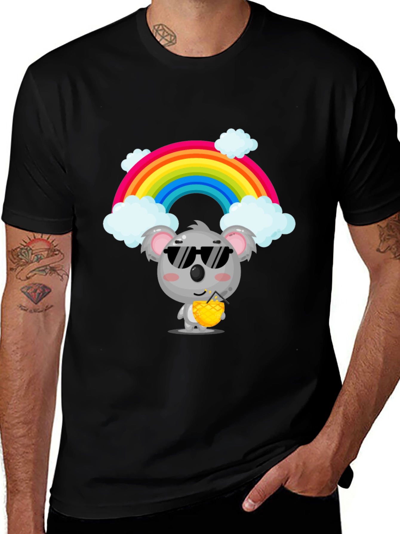 Variant 20 of Cool Koala Rainbow T-Shirt