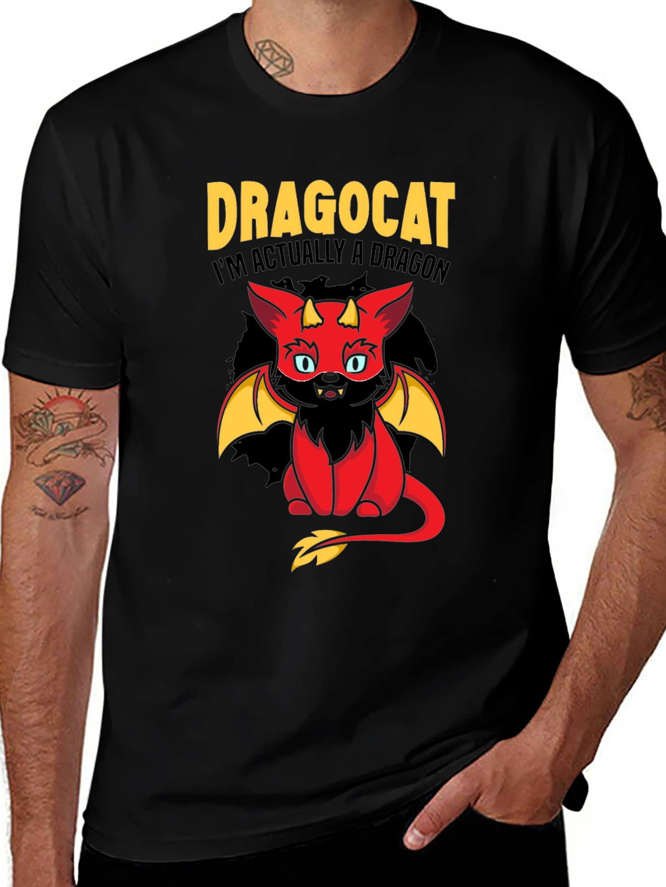 Dragocat T-Shirt - I'm Actually a Dragon!