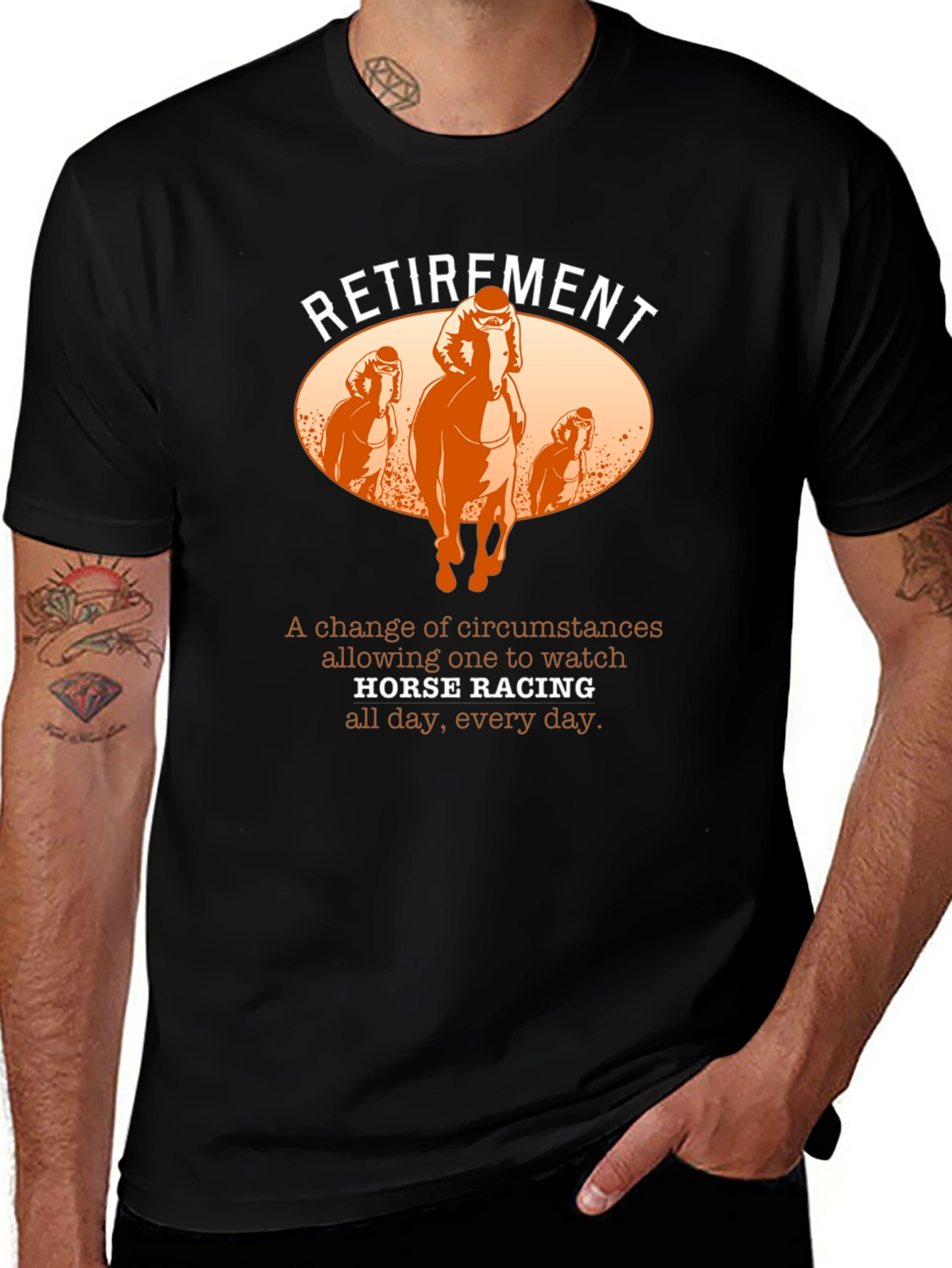 Variant 7 of Retirement Horse Racing T-Shirt
