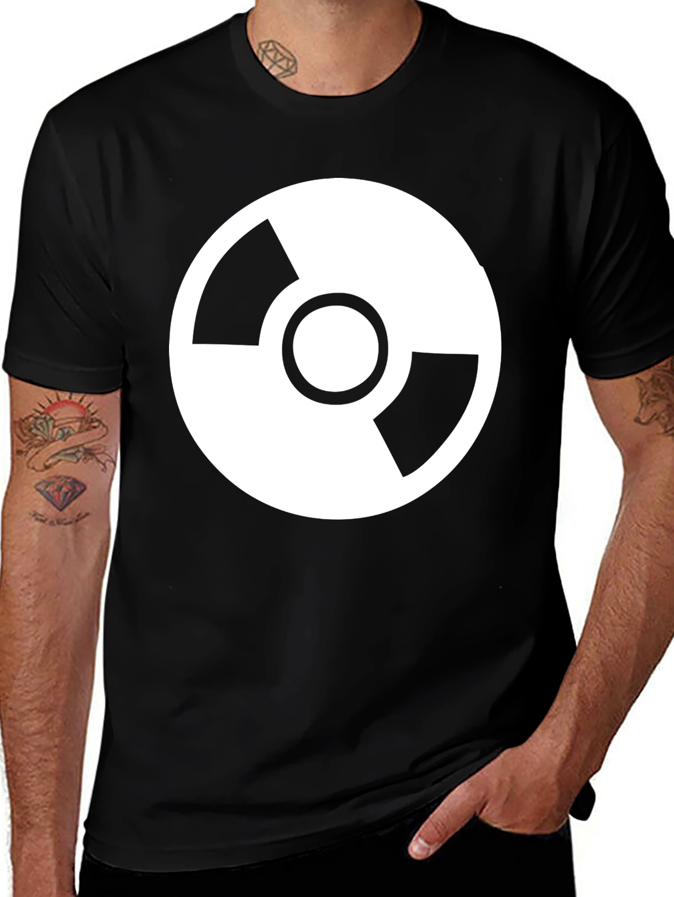 Variant 25 of Graphic Tee - Circular Symbol T-Shirt - Casual Wear