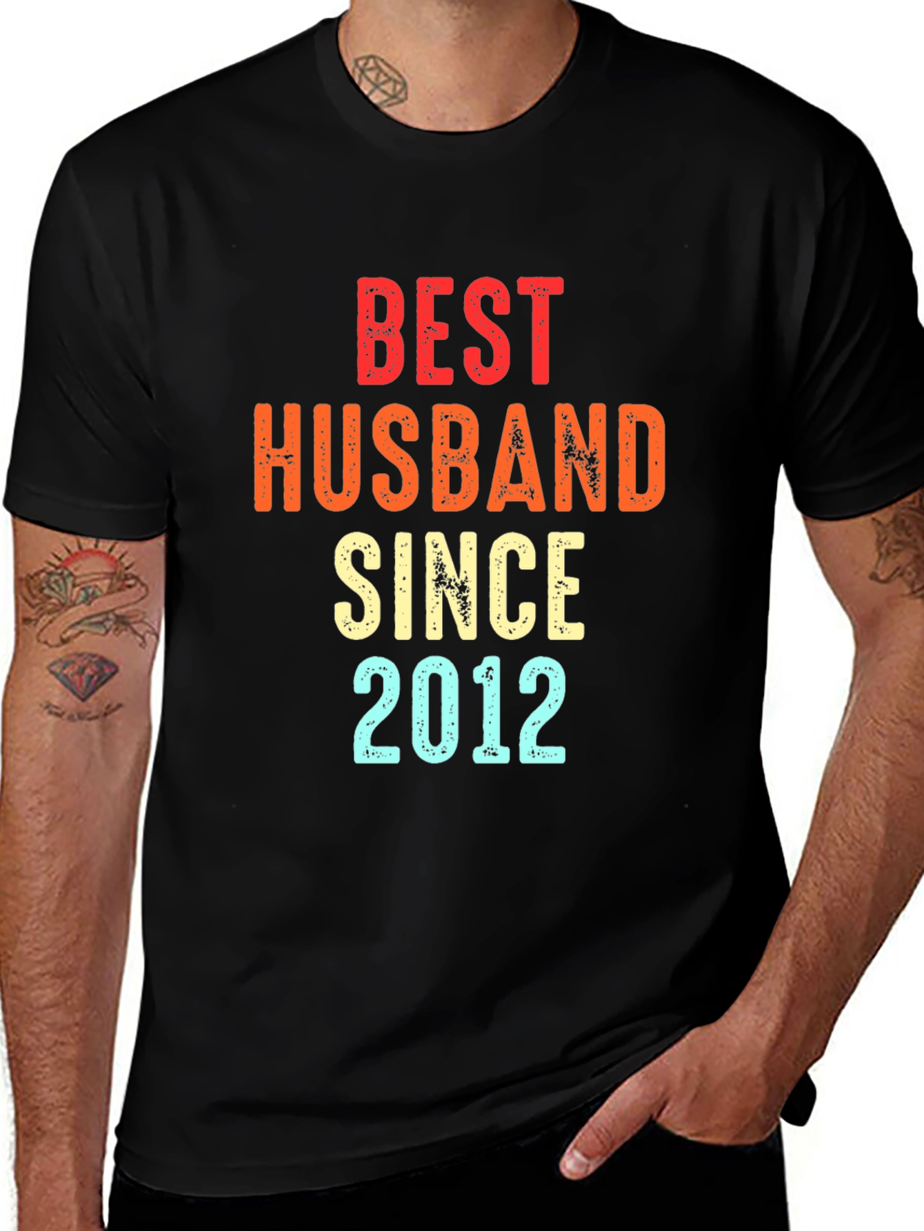 Variant 23 of Best Husband Since 2012 Graphic T-Shirt