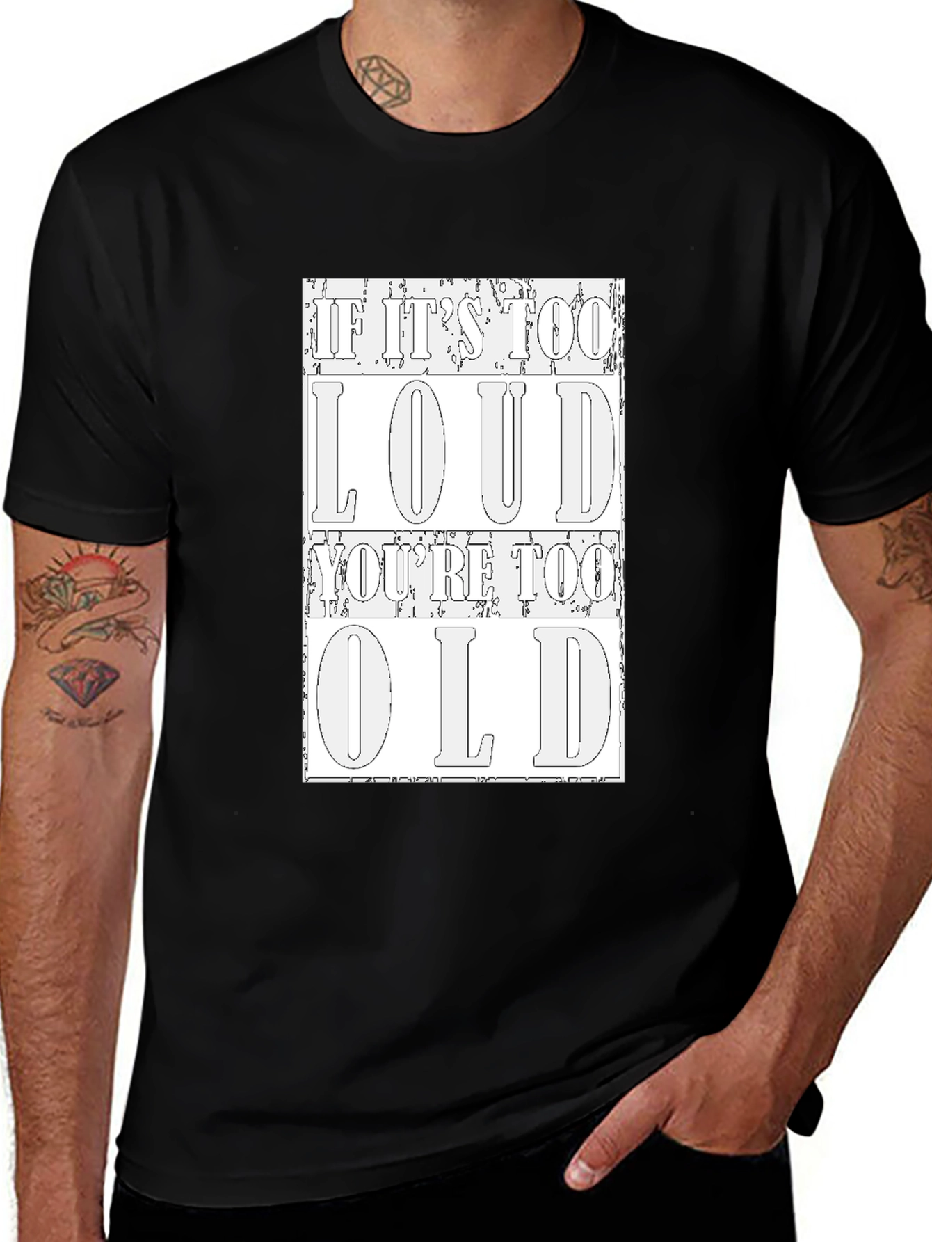 Variant 14 of Loud Too Old Graphic Tee