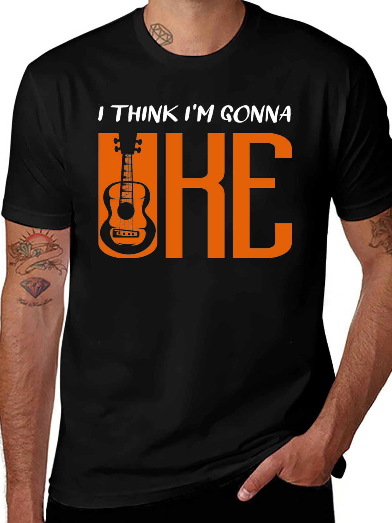 Variant 26 of Uke T-Shirt: I Think I'm Gonna Uke Ukulele