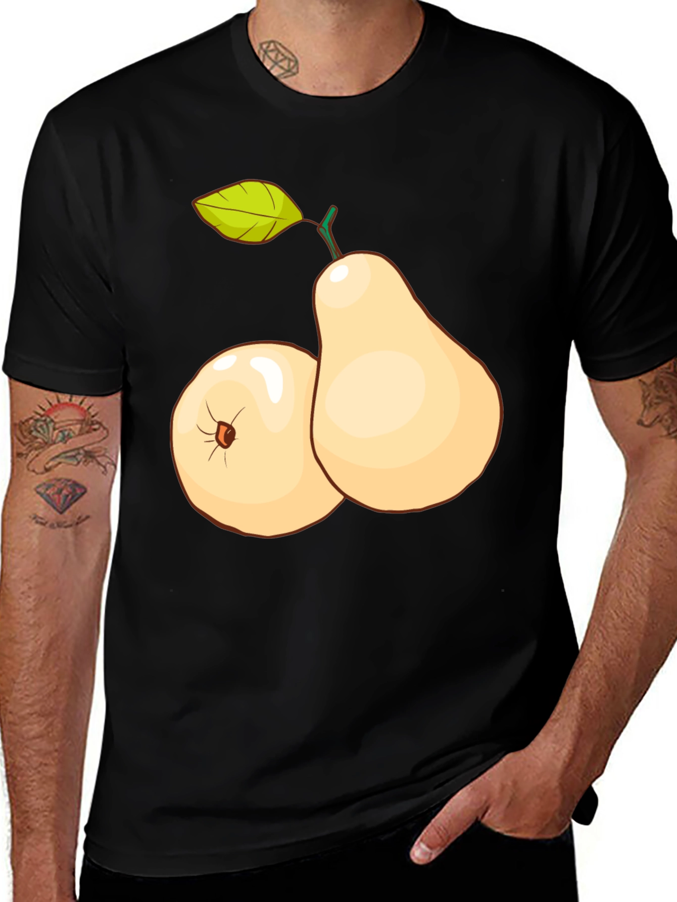 Variant 3 of Pear Graphic T-Shirt - Stylish Fruit Design Tee