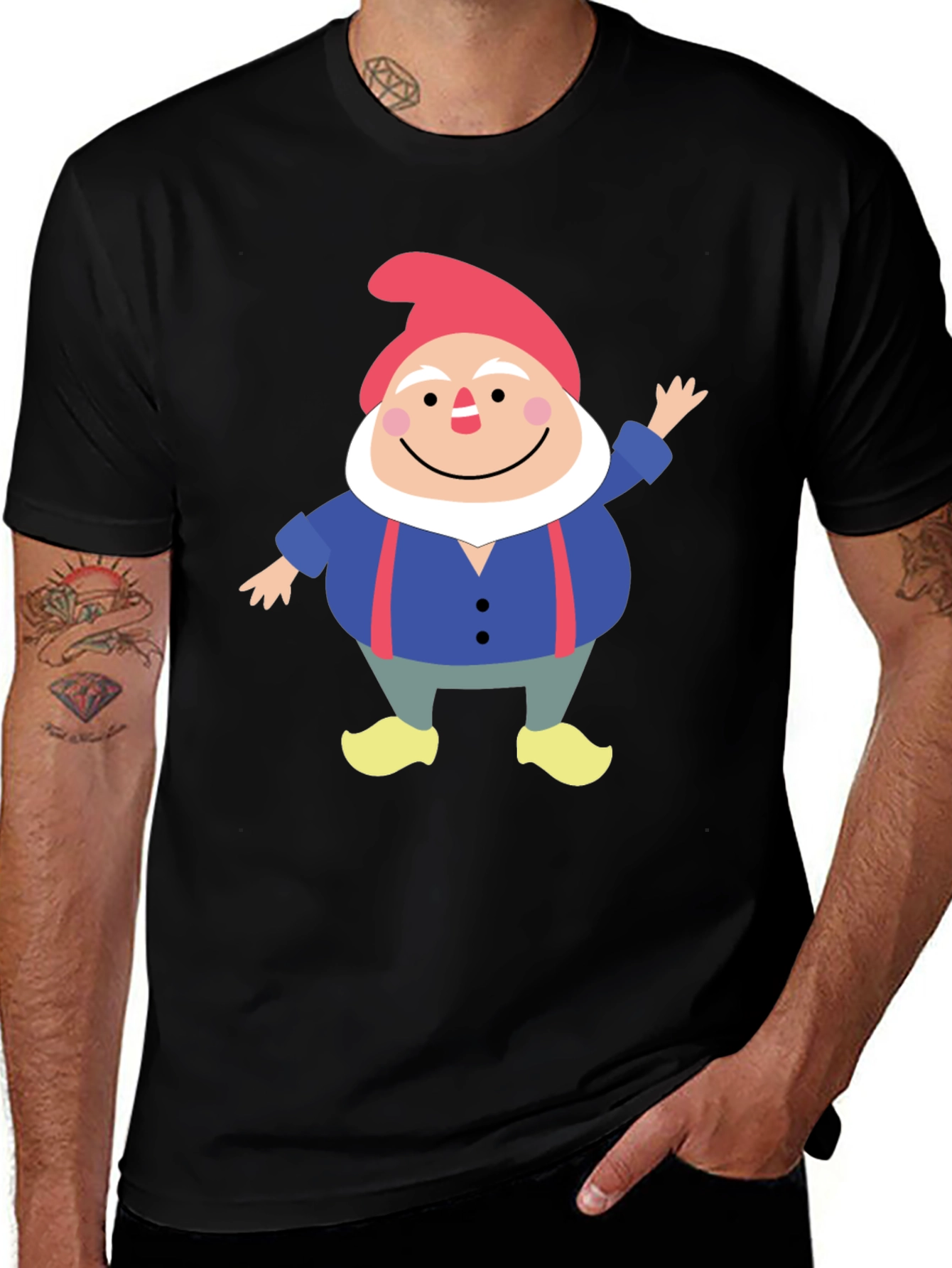 Variant 19 of Gnome Graphic Tee - Funny Cartoon Shirt