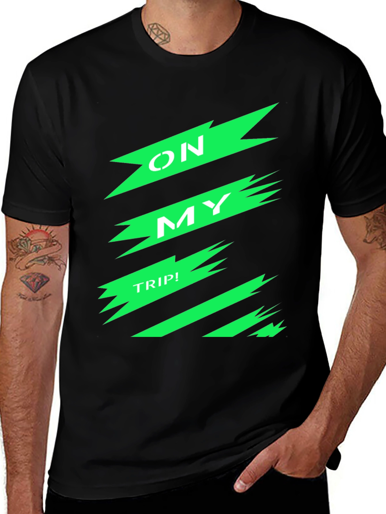 Variant 15 of On My Trip Graphic T-Shirt - Travel Ready Tee