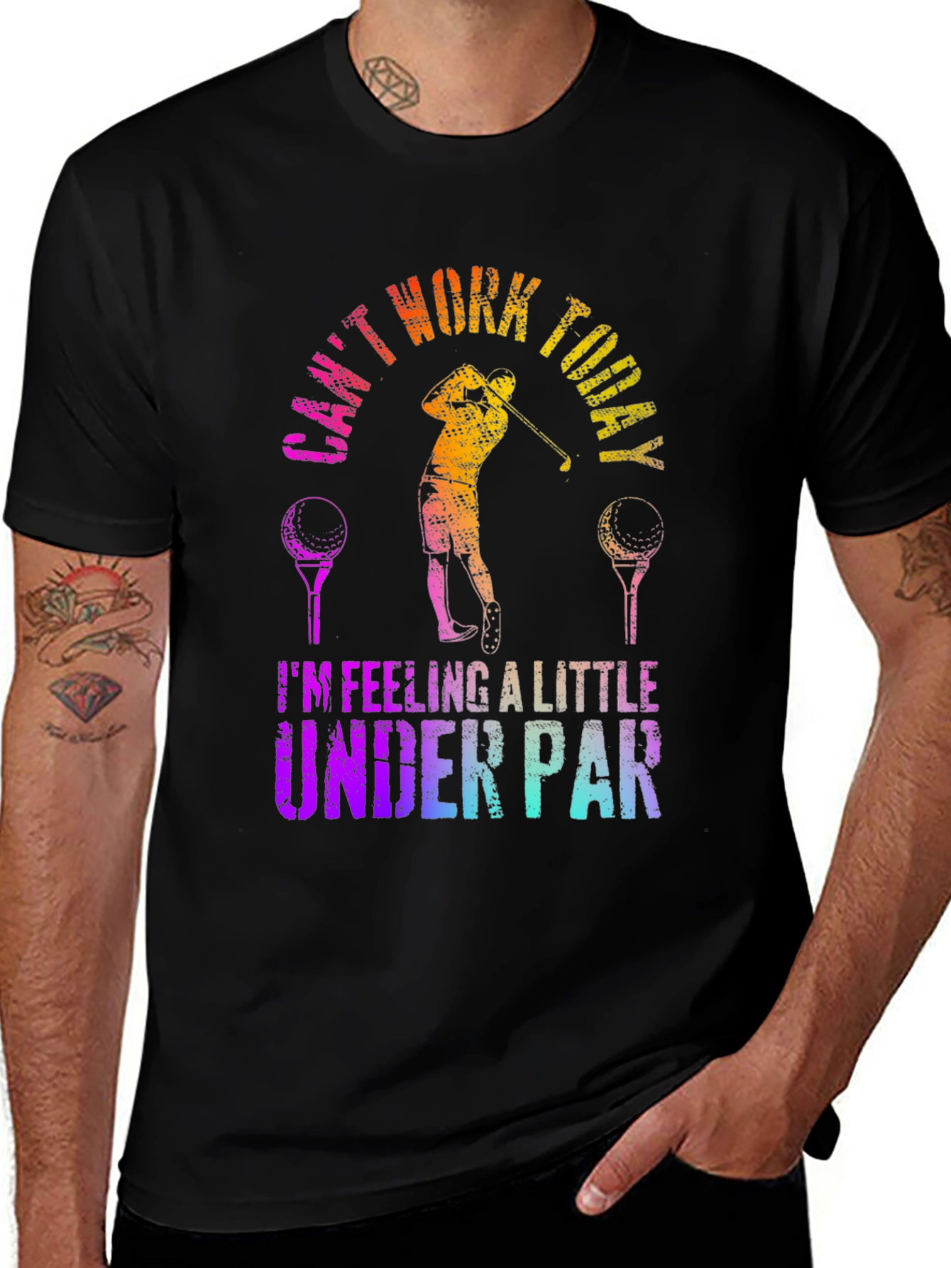 Variant 28 of Can't Work Today Funny Golf T-Shirt