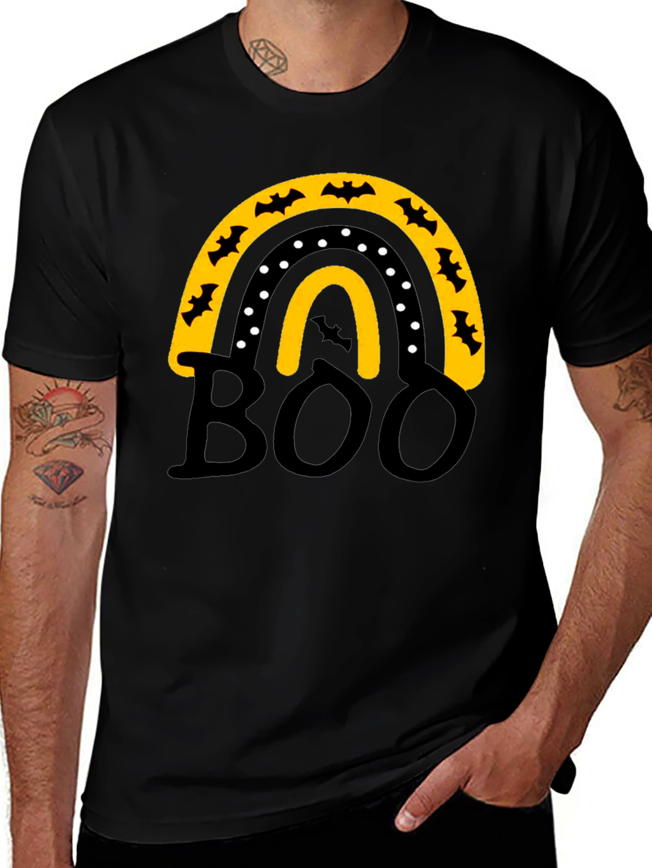 Variant 19 of Halloween Boo Rainbow Tee