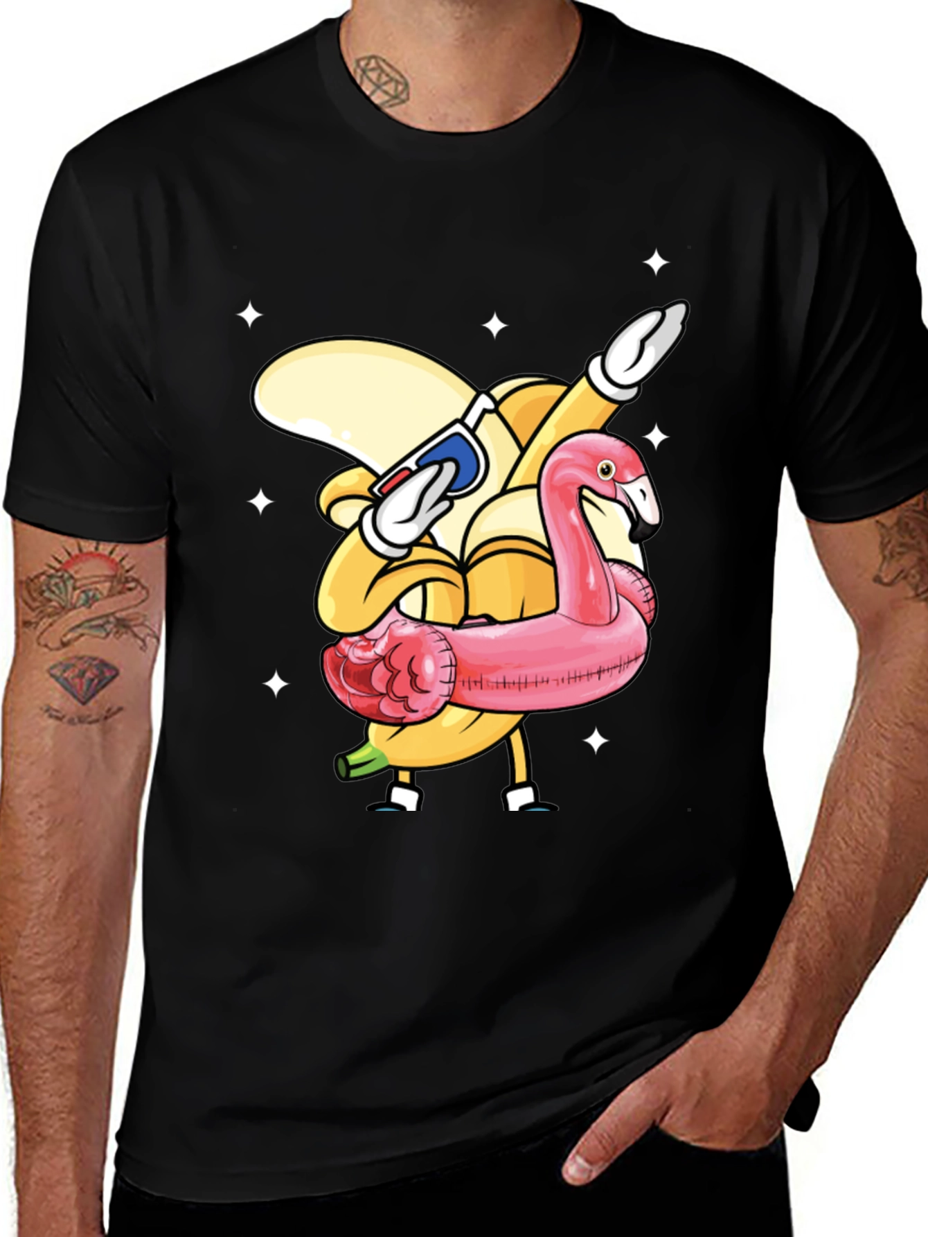 Variant 20 of Fun Banana Flamingo T-Shirt