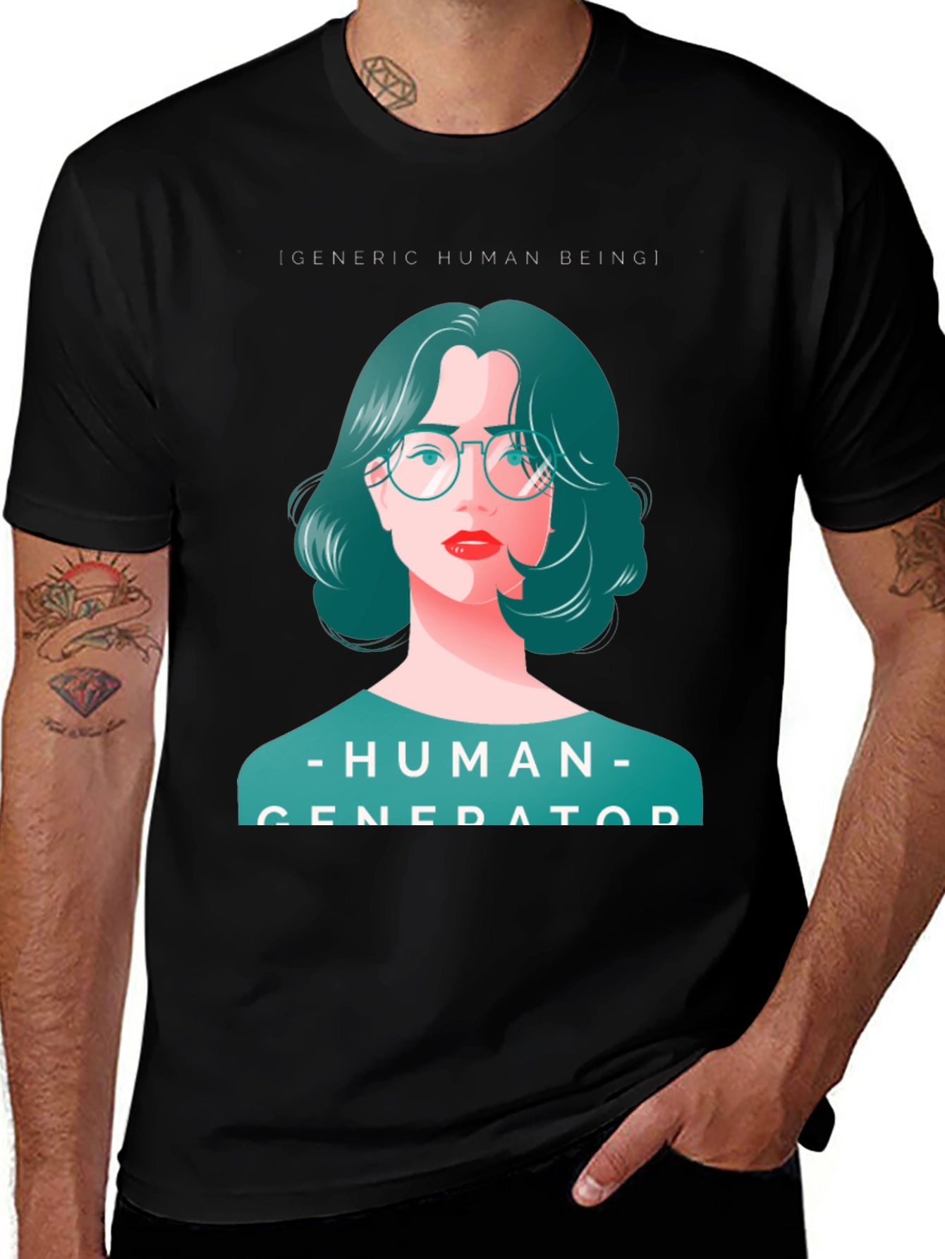 Variant 30 of Human Generator Graphic Tee