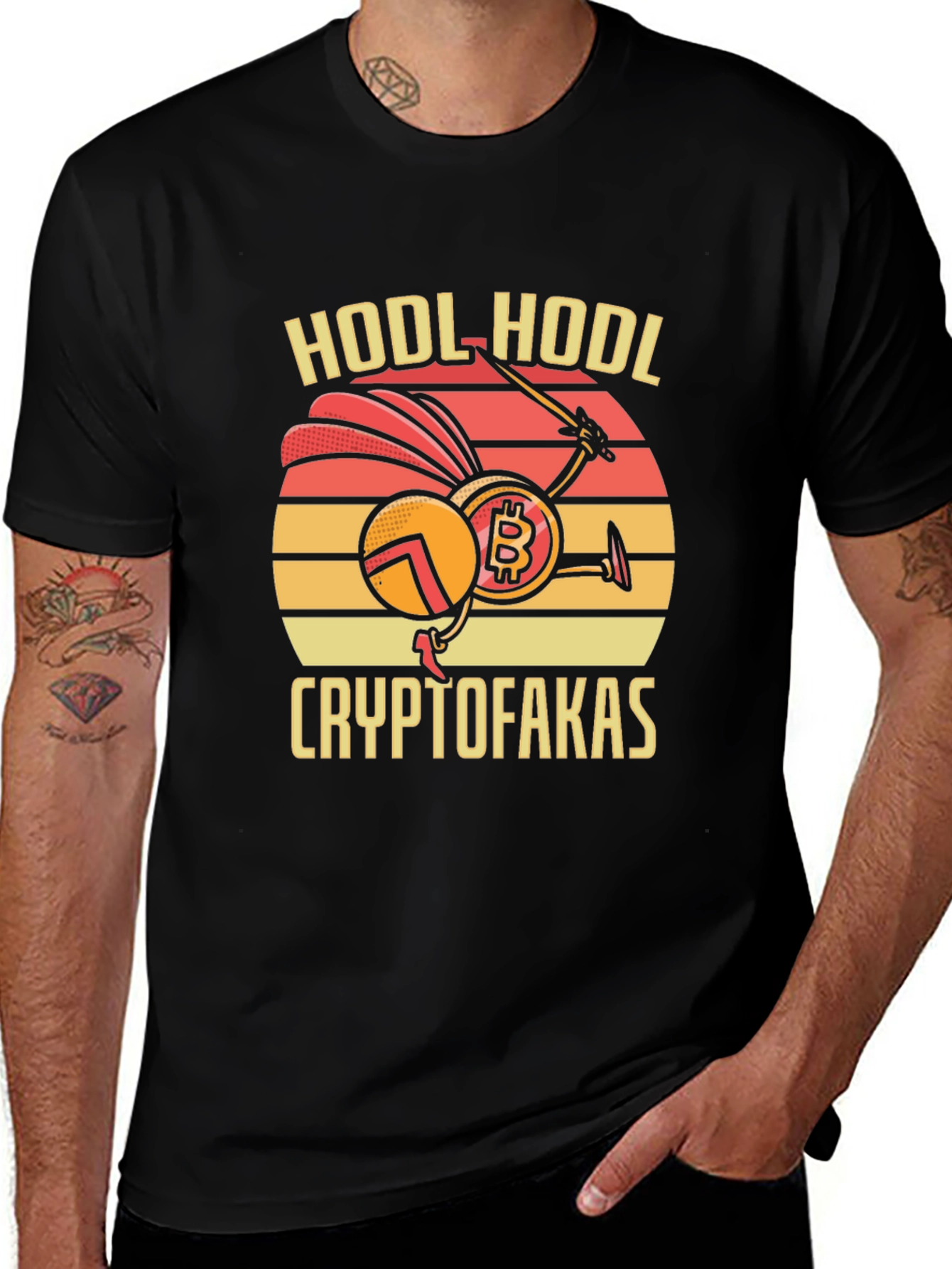 HODL CRYPTOFAKAS T-Shirt Bitcoin Crypto HODL