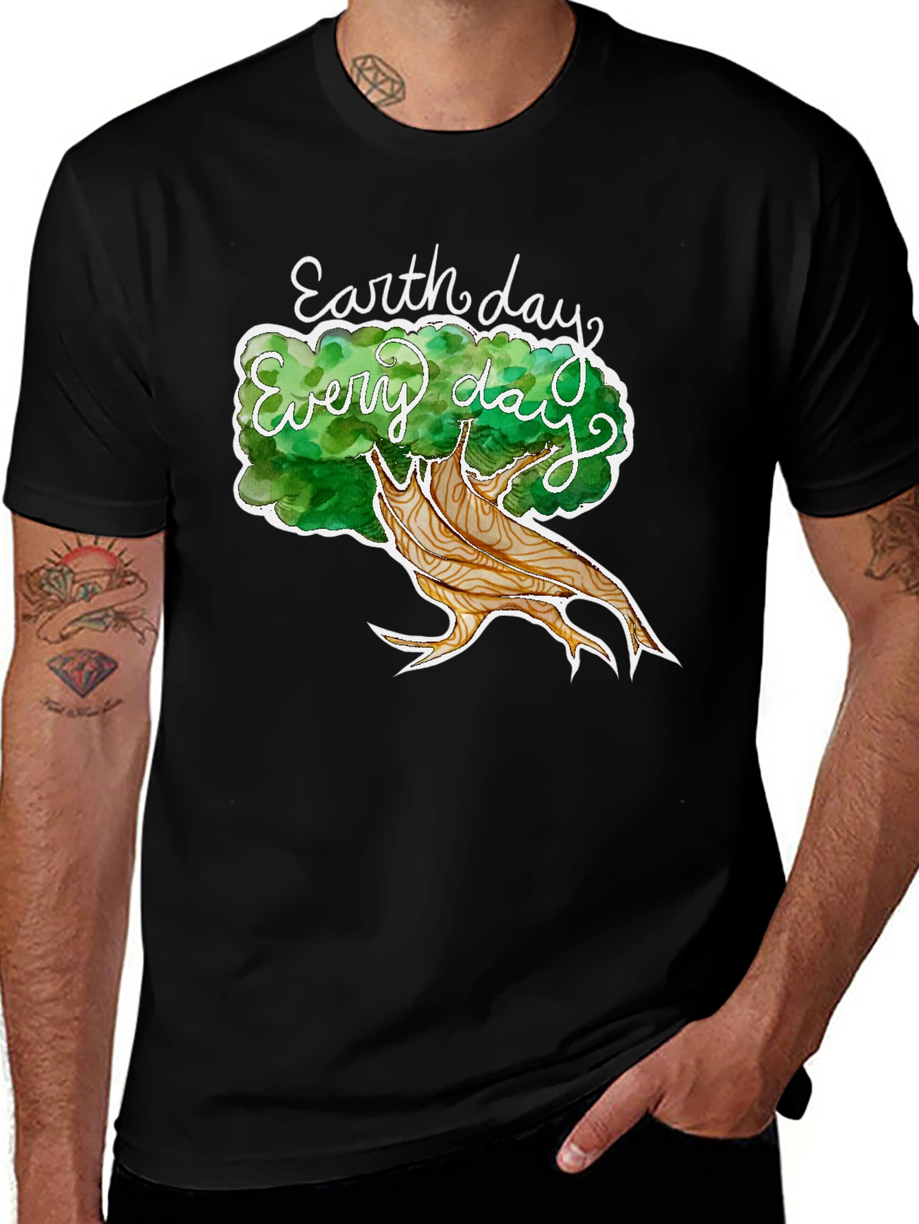 Earth Day Every Day T-Shirt - Nature Inspired Tee