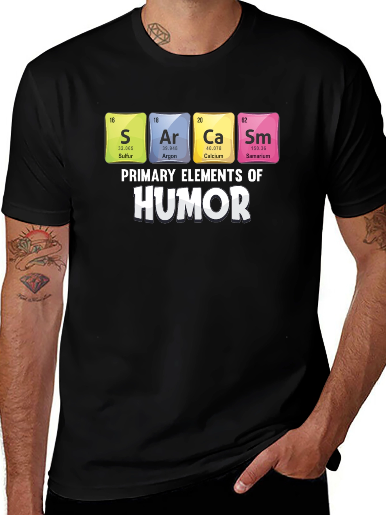 Variant 28 of Primary Elements of Humor Graphic T-Shirt