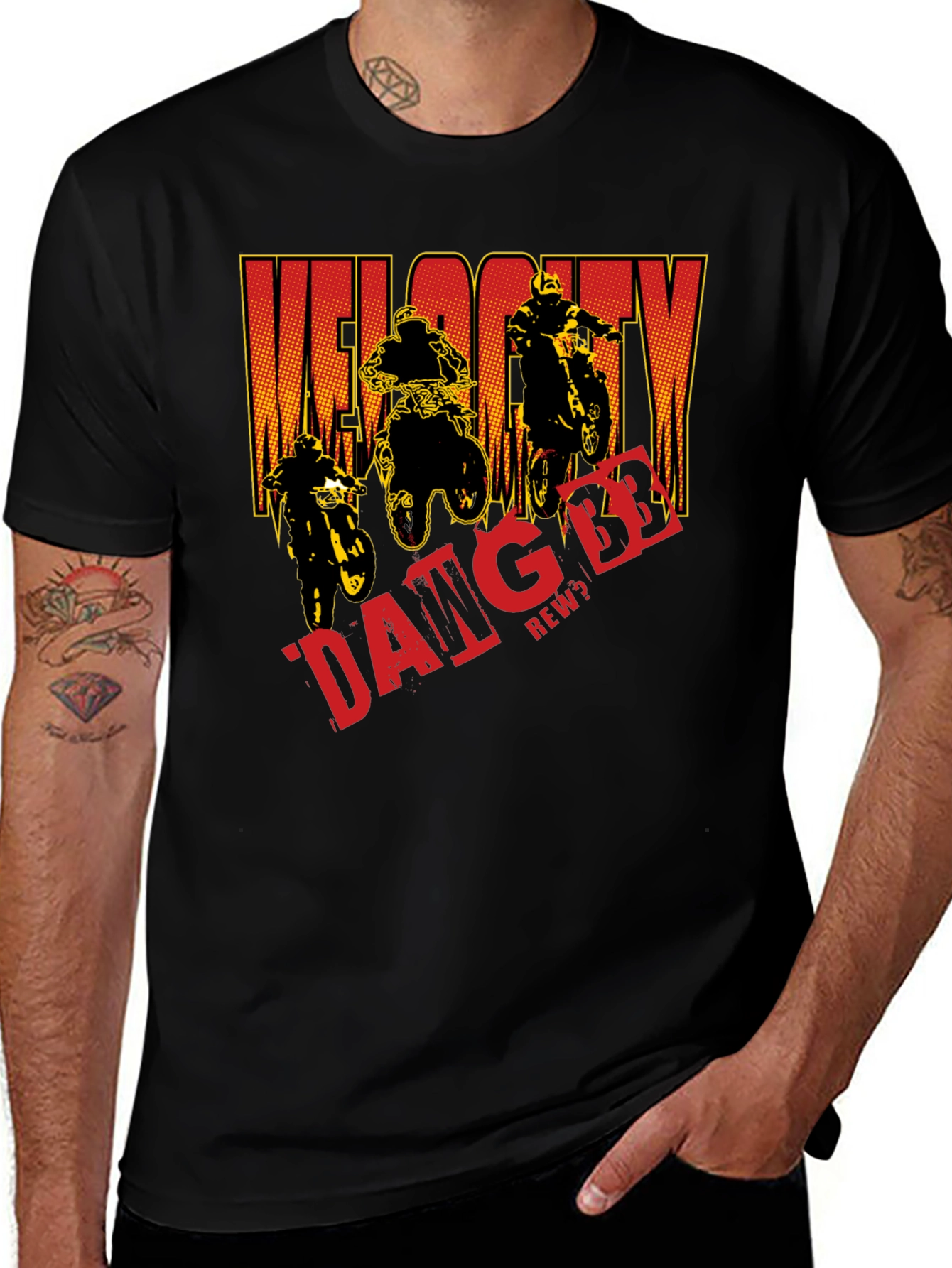 Variant 23 of Velocity Danger T-Shirt Black