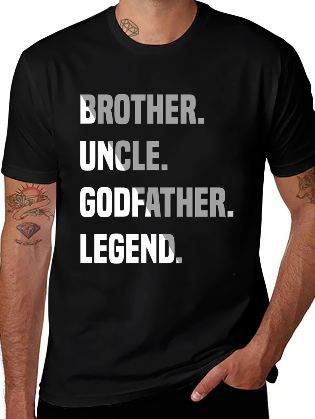 Variant 19 of Brother Uncle Godfather Legend T-Shirt