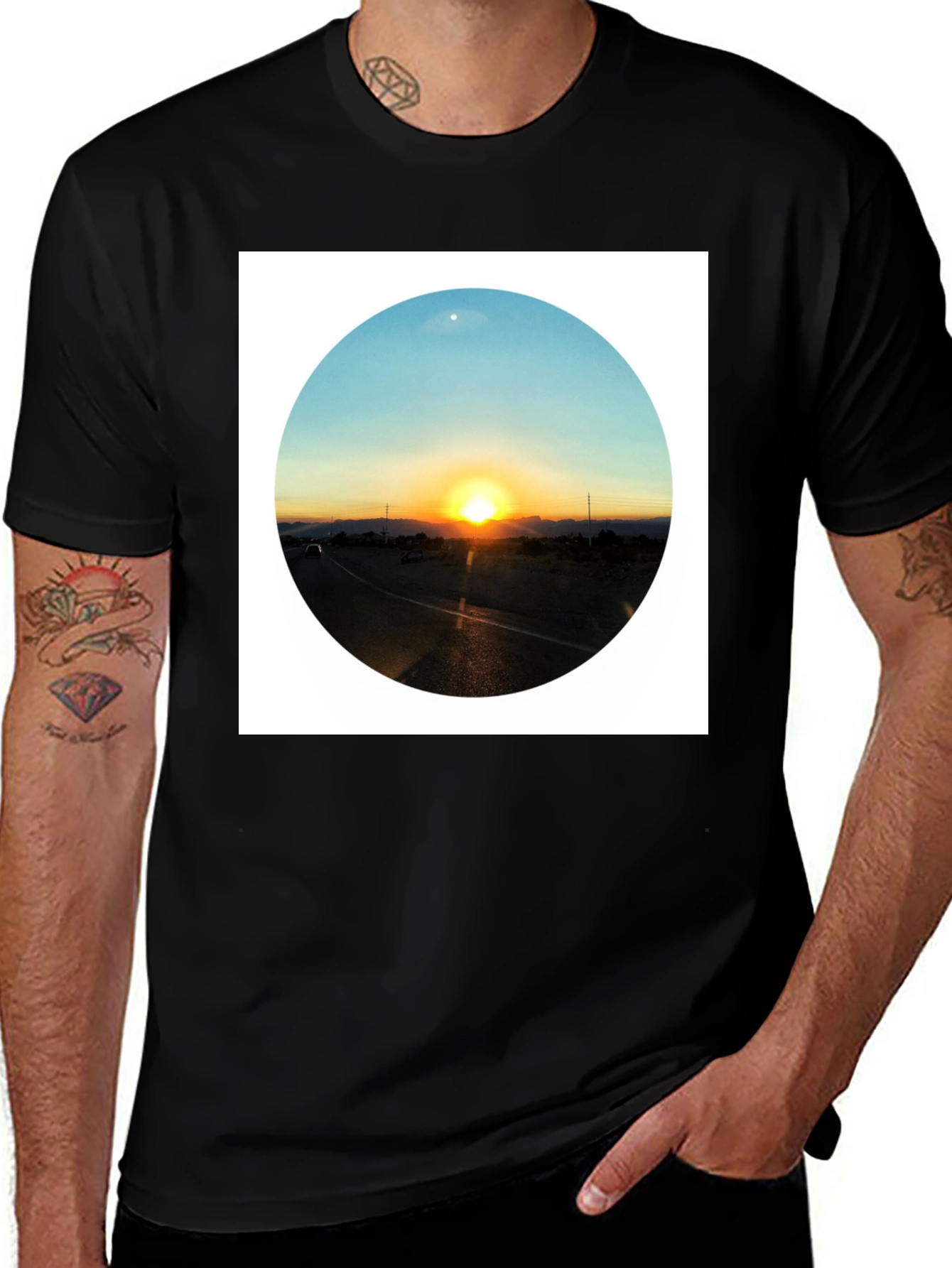 Variant 16 of Sunset Road Trip Graphic Tee