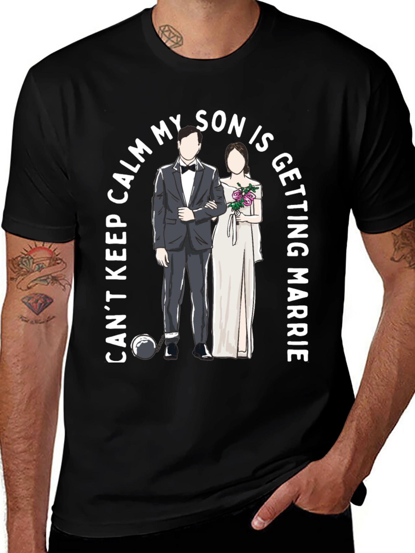 Variant 7 of Can't Keep Calm Son Wedding T-Shirt