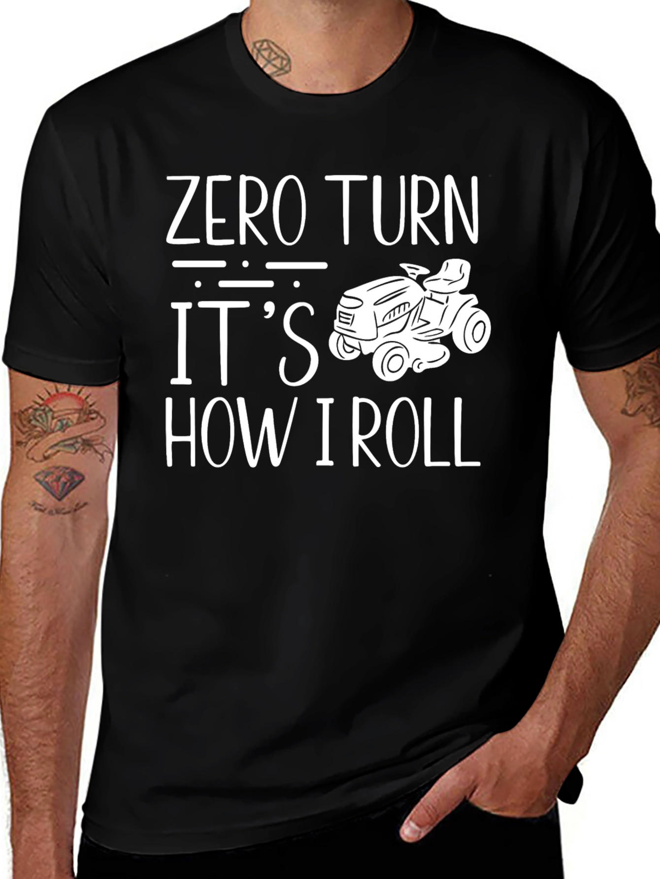 Variant 25 of Zero Turn, It's How I Roll T-Shirt
