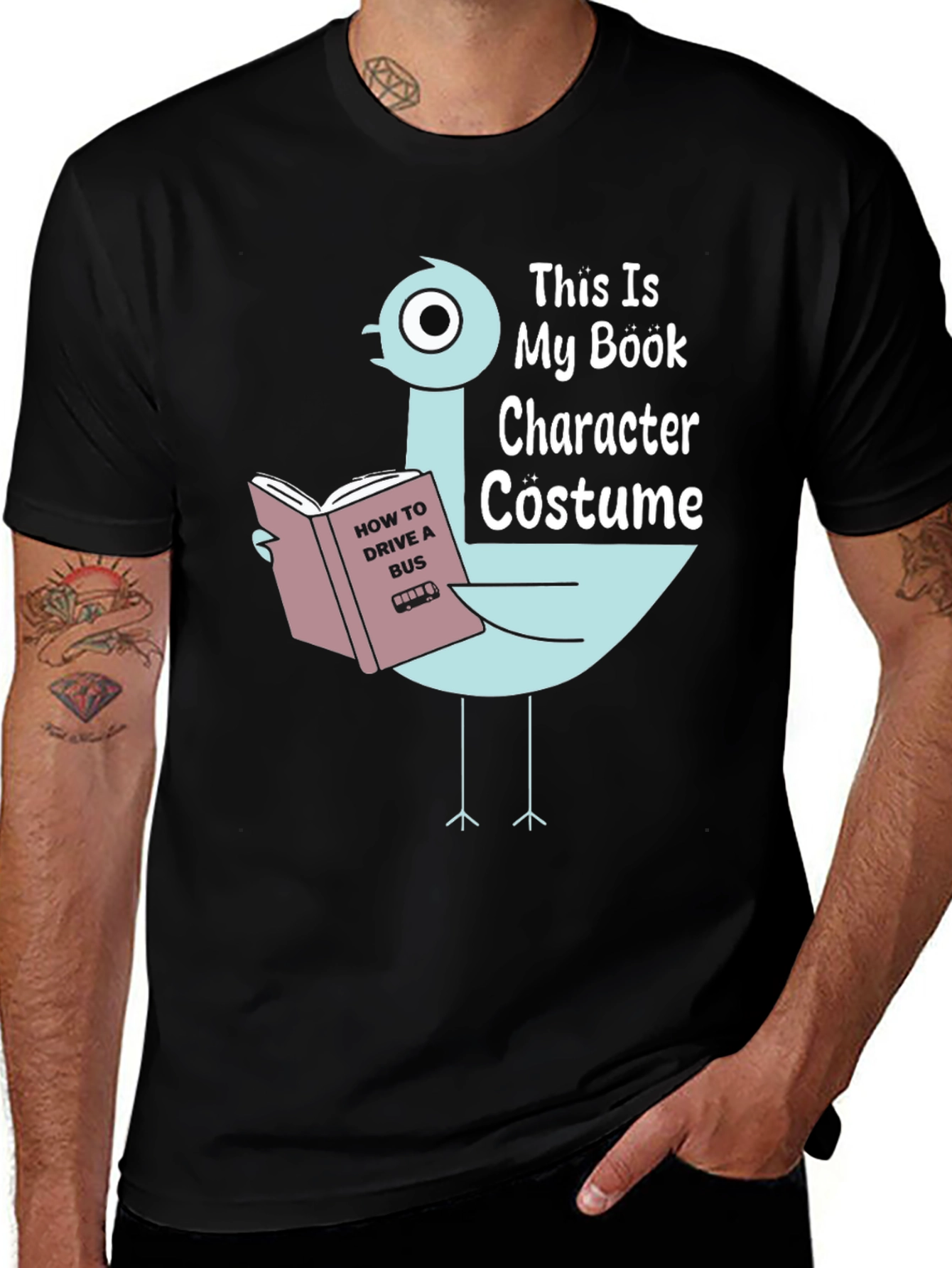 Variant 21 of This Is My Book Character Costume T-Shirt