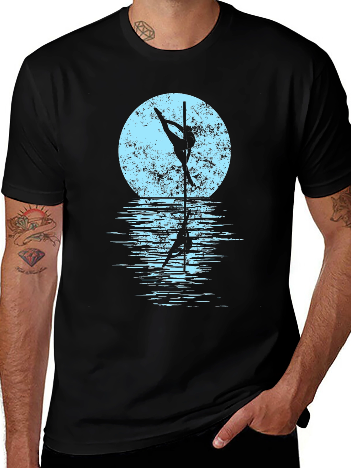 Variant 10 of Pole Dancer Moon Graphic Tee