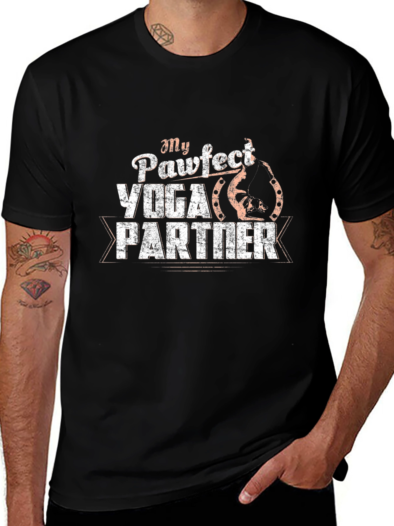 Variant 13 of My Pawfect Yoga Partner Tee
