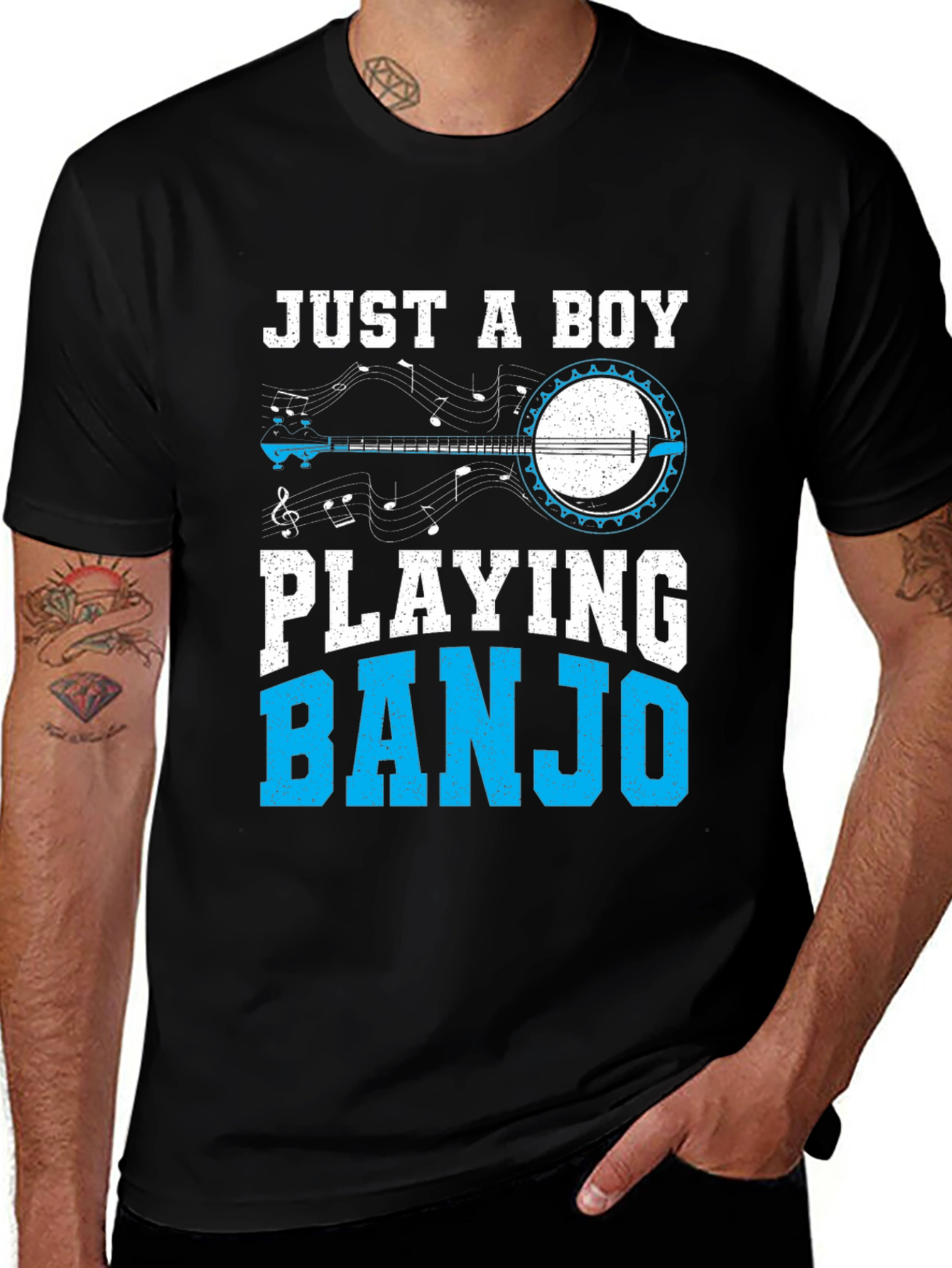 Variant 6 of Just a Boy Playing Banjo T-Shirt
