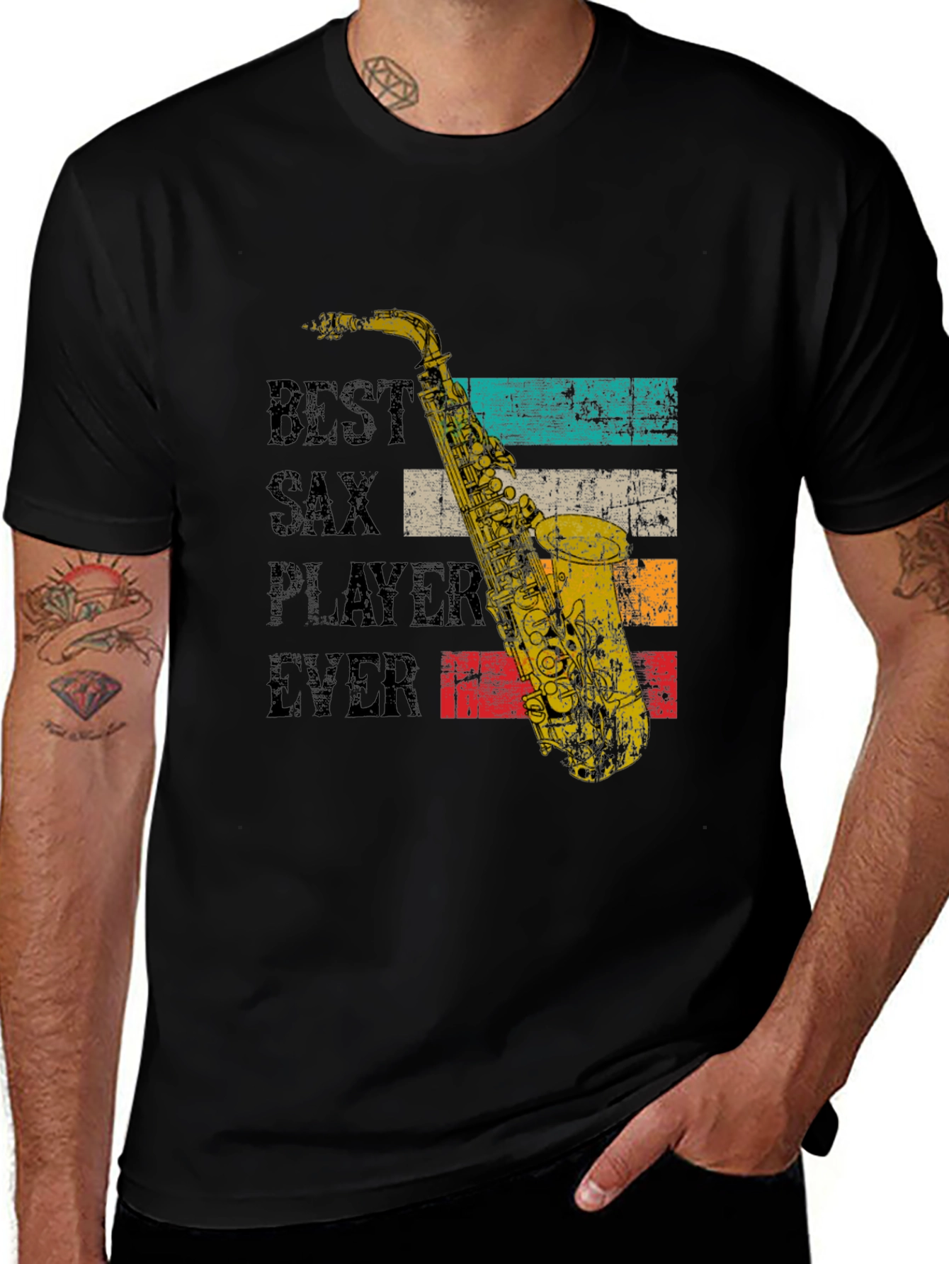 Variant 19 of Best Sax Player Ever T-Shirt