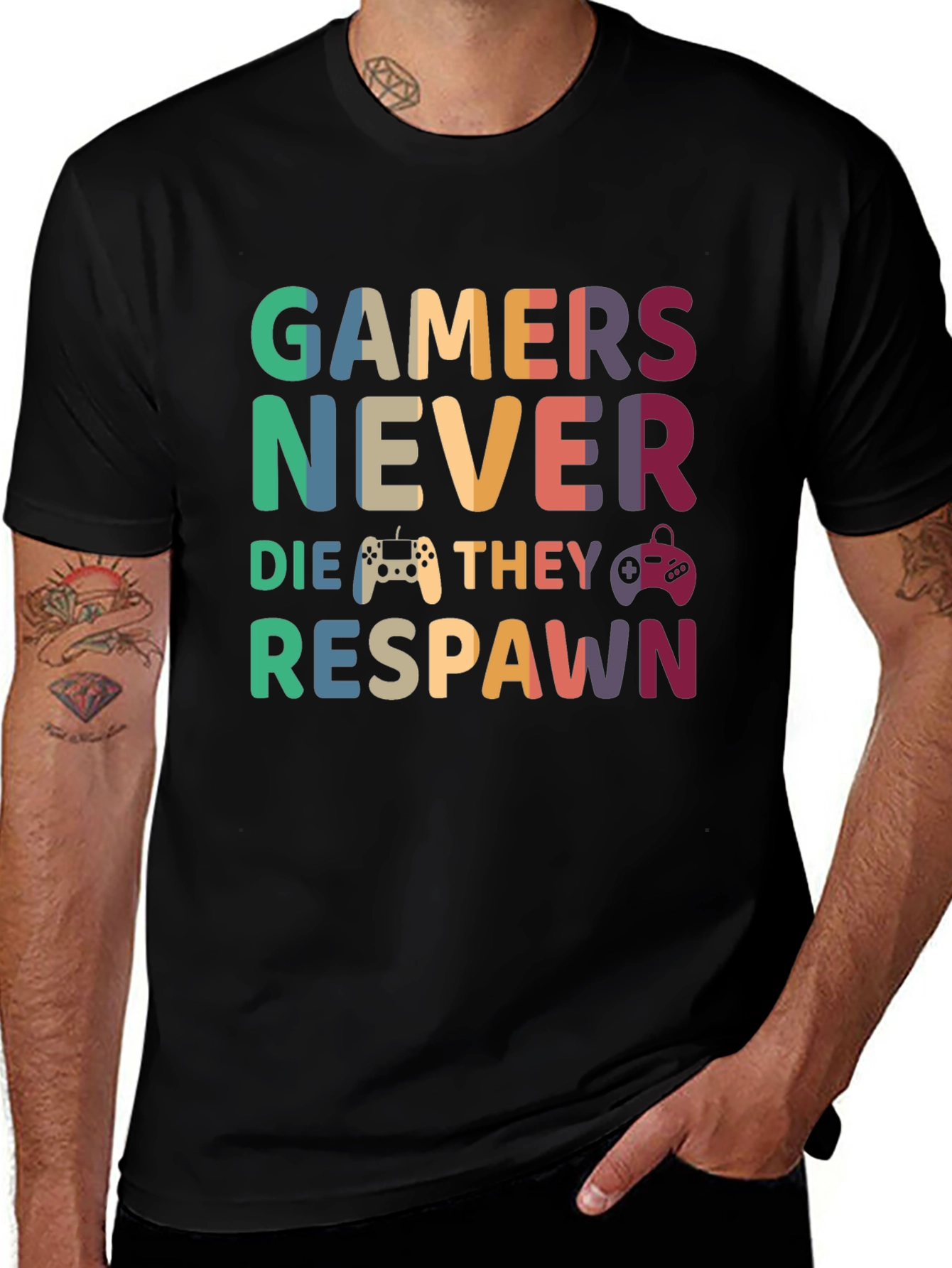 Gamers Never Die T-Shirt