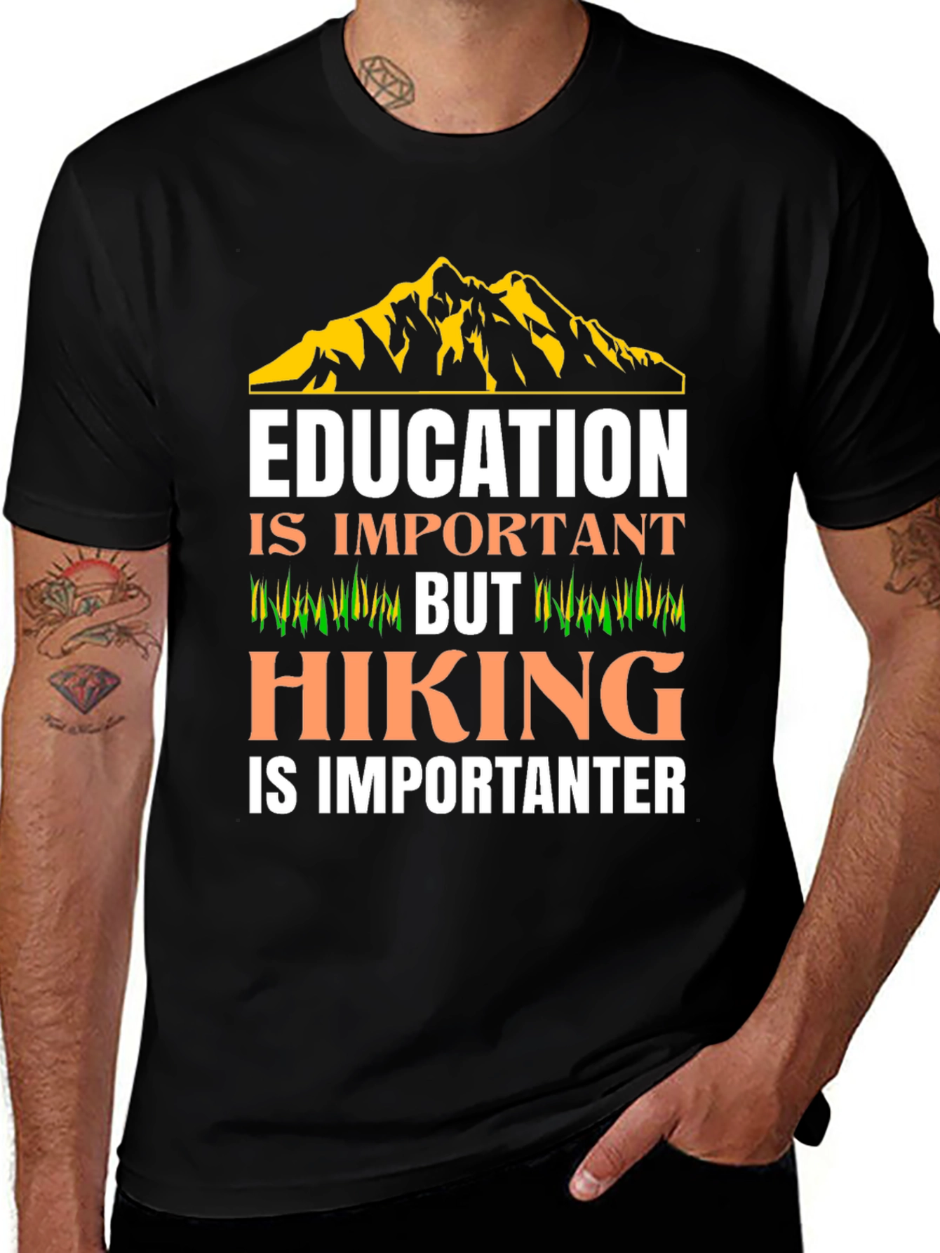 Variant 7 of Hiking is Importanter T-Shirt