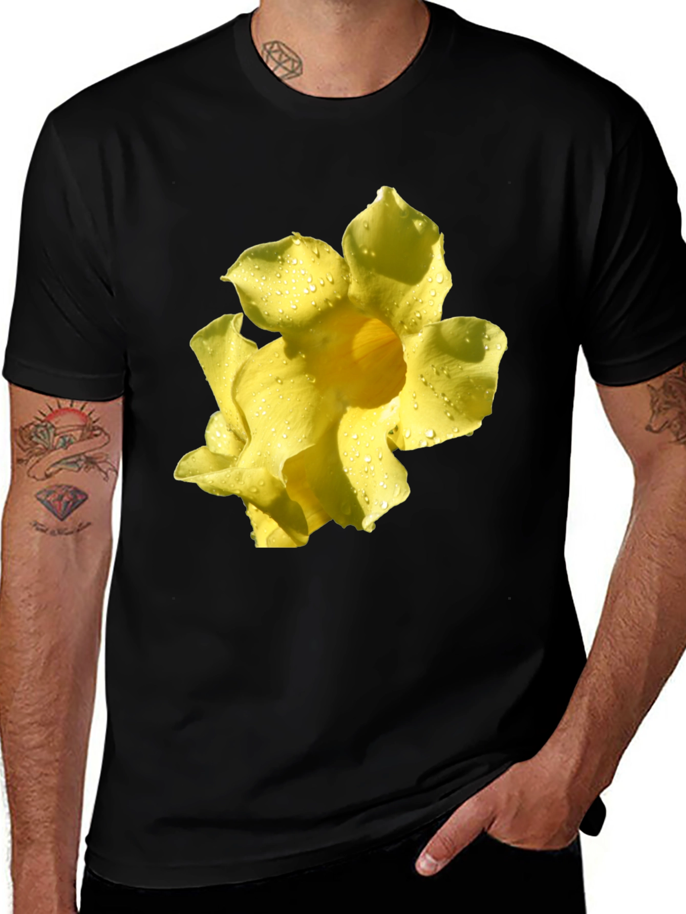 Variant 20 of Yellow Flower T-Shirt