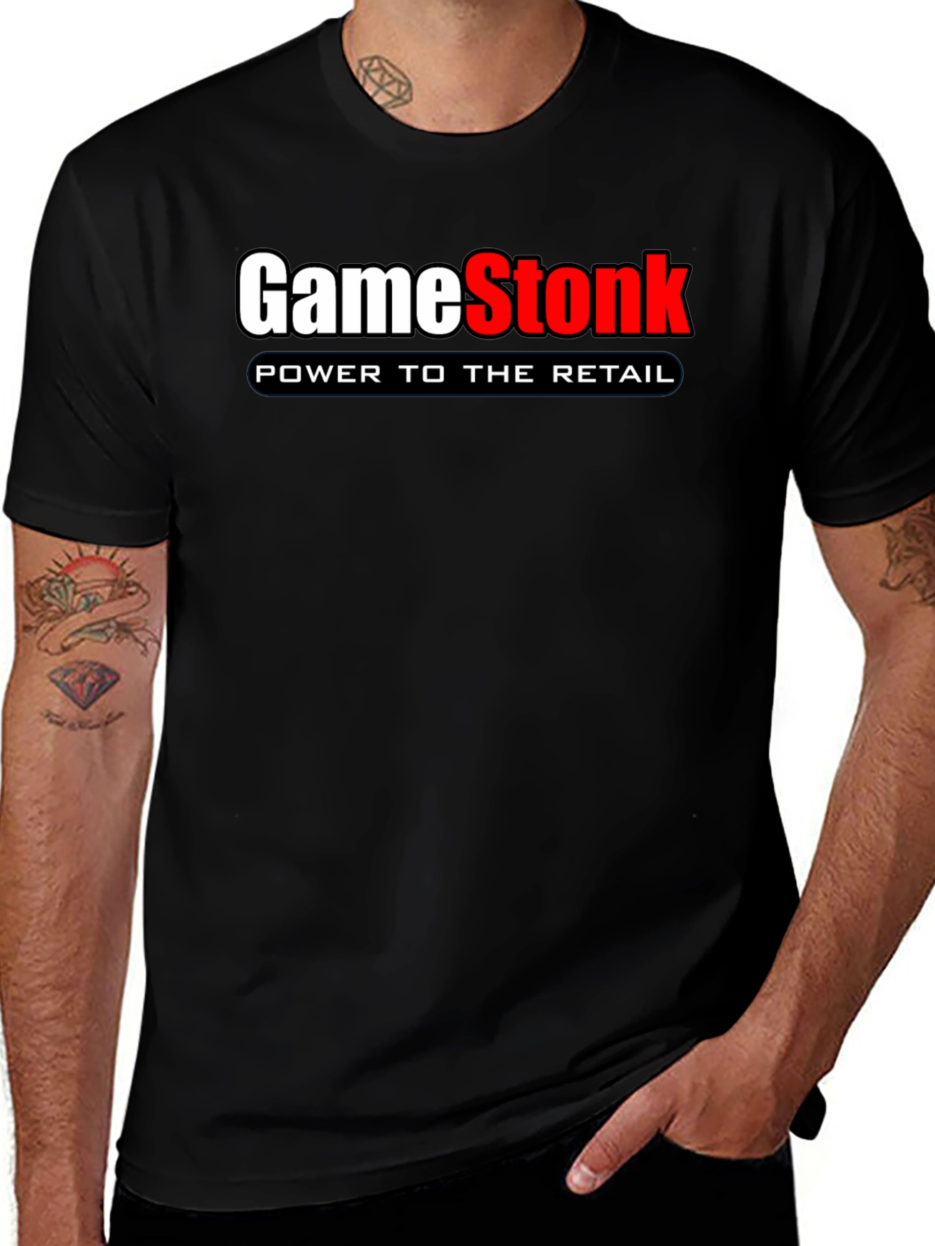 GameStonk Power to the Retail T-Shirt