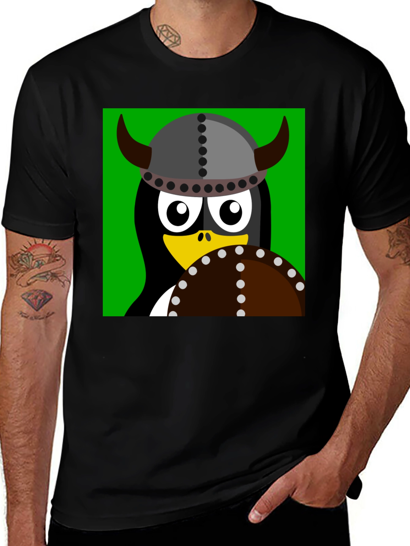 Variant 12 of Viking Penguin Graphic T-Shirt - Black