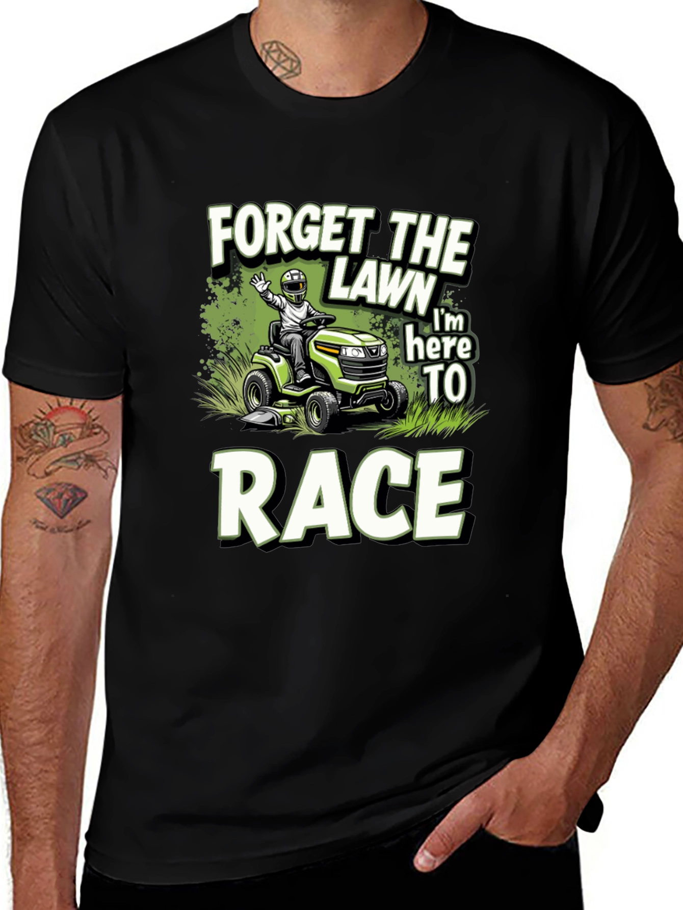 Variant 9 of Forget the Lawn - Race T-Shirt