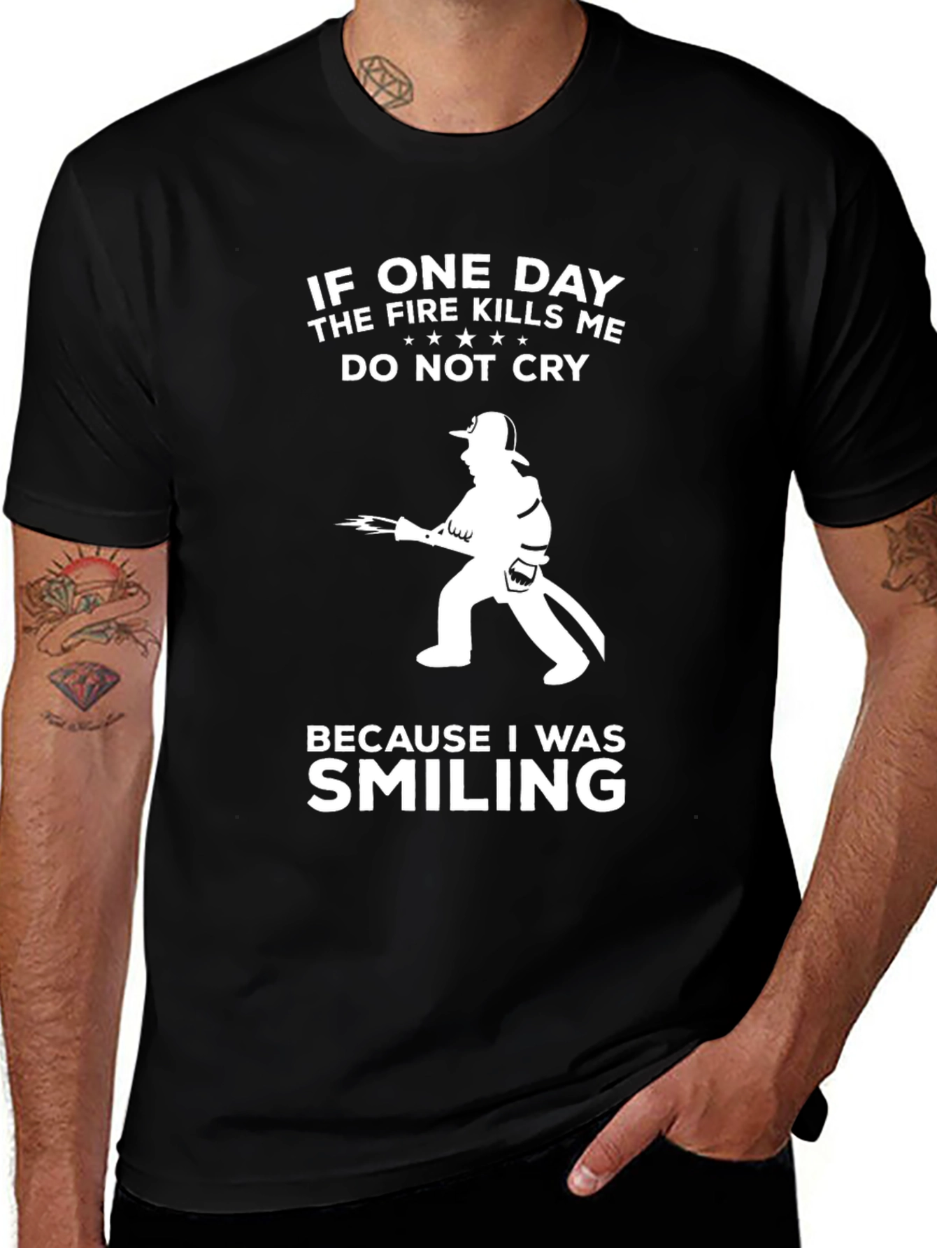Variant 7 of Firefighter T-Shirt: Do Not Cry