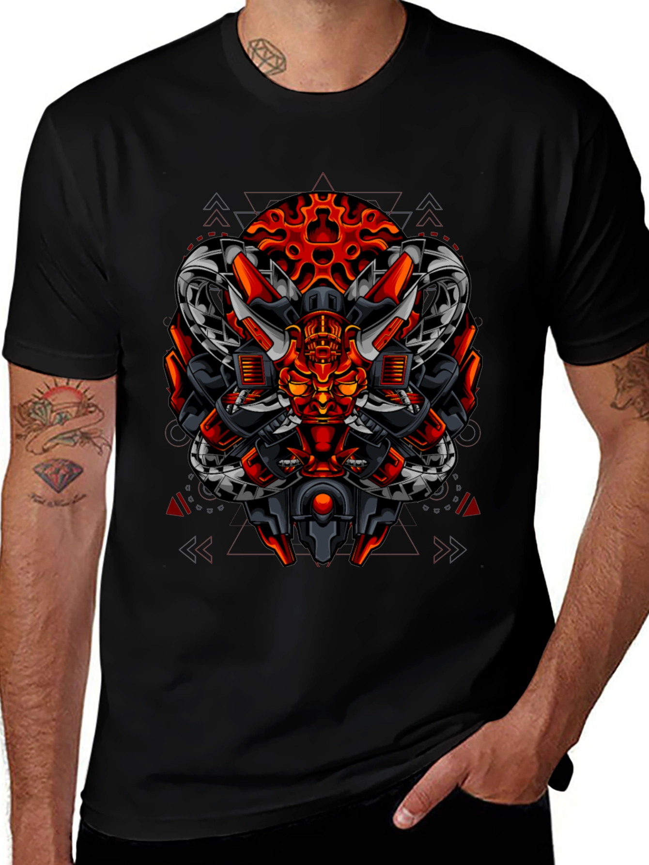 Variant 26 of Cyberpunk Oni Graphic T-Shirt