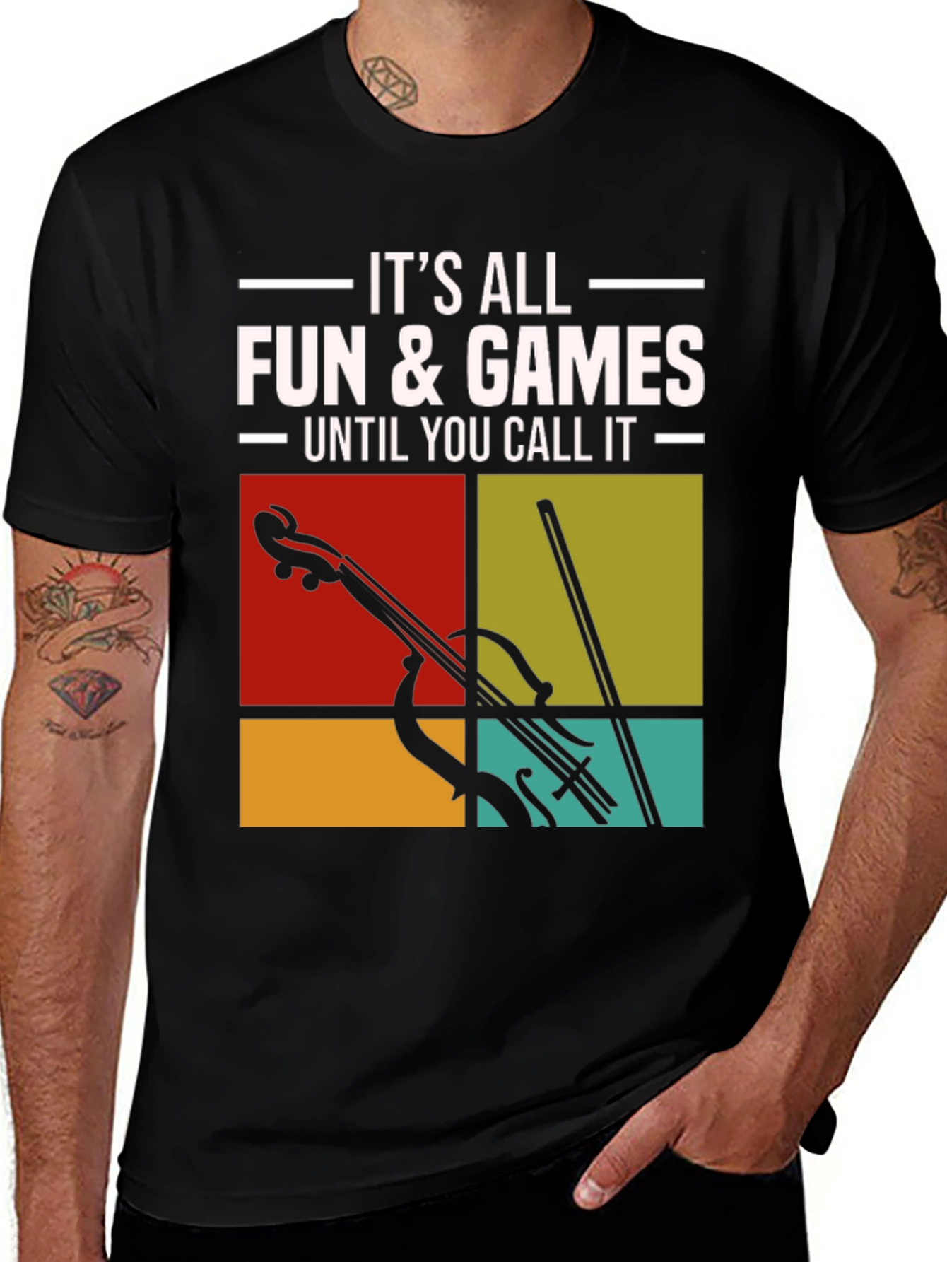 Variant 9 of It's All Fun & Games Until You Call It T-Shirt