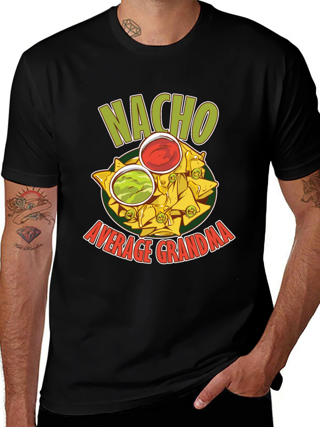 Variant 7 of Nacho Average Grandma Graphic T-Shirt