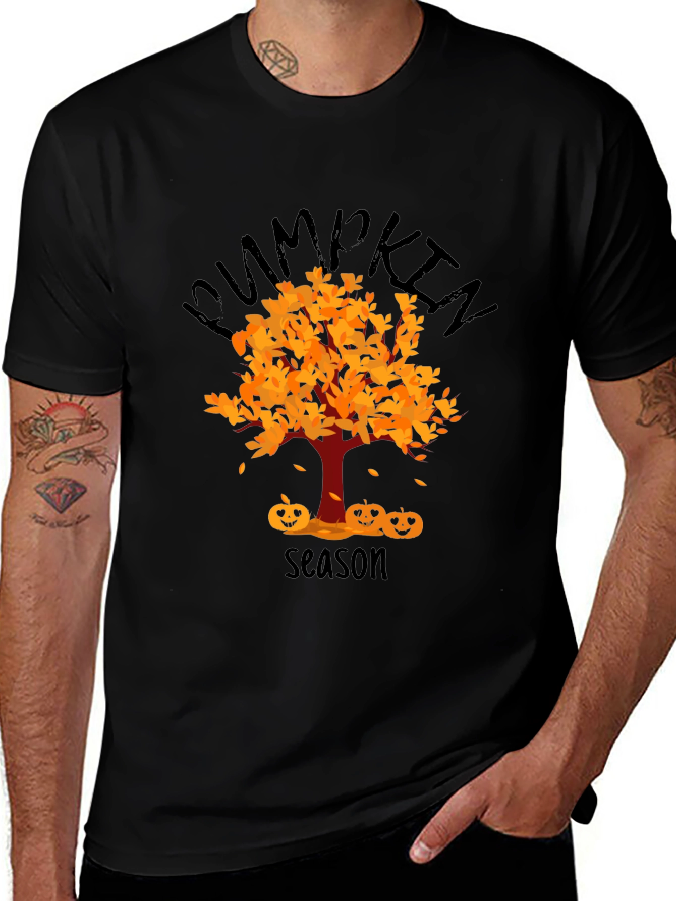 Variant 22 of Pumpkin Season Tree T-Shirt