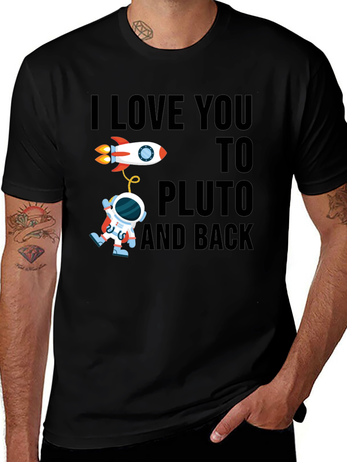 Variant 4 of I Love You To Pluto And Back T-Shirt