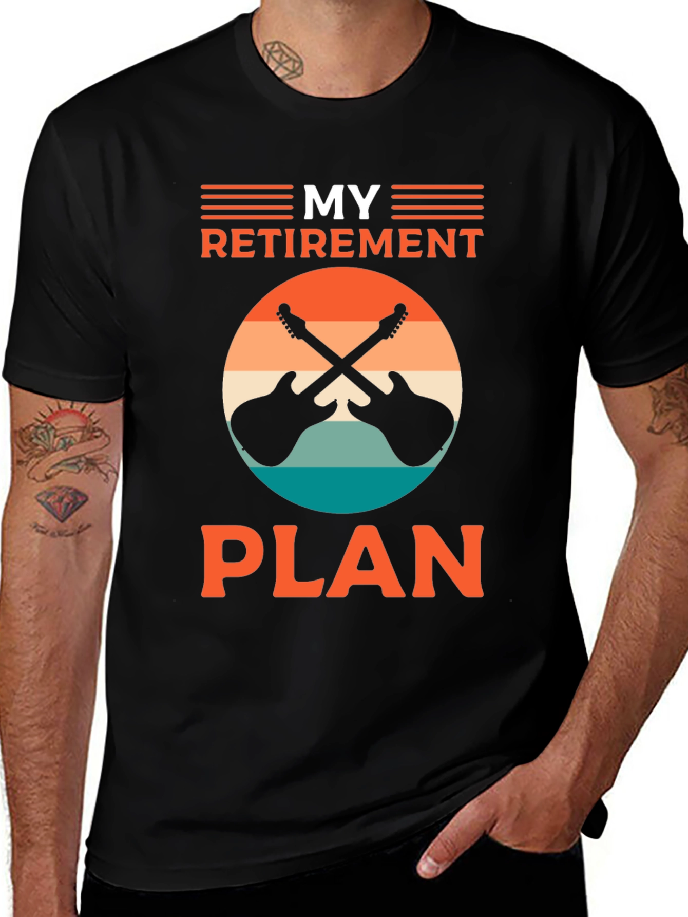 Variant 24 of My Retirement Plan Guitar Graphic Tee
