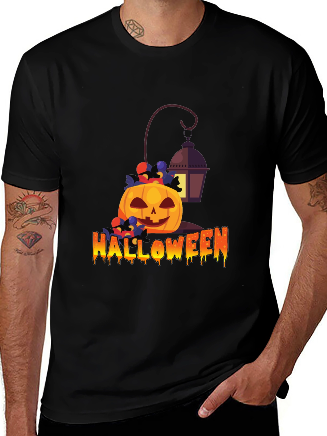 Variant 26 of Halloween Pumpkin Lantern T-Shirt