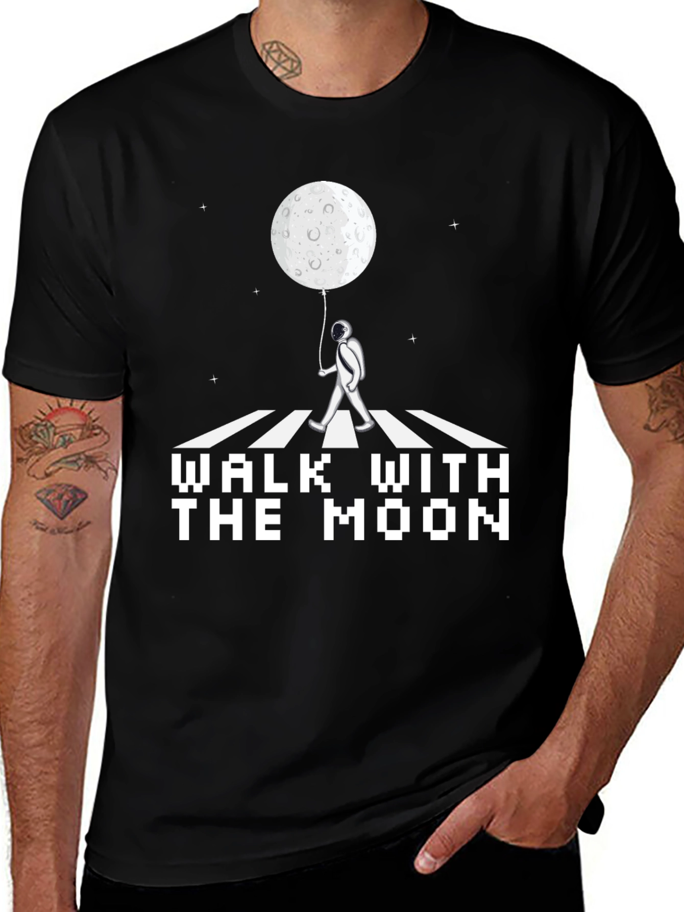 Variant 19 of Walk with the Moon Graphic T-Shirt