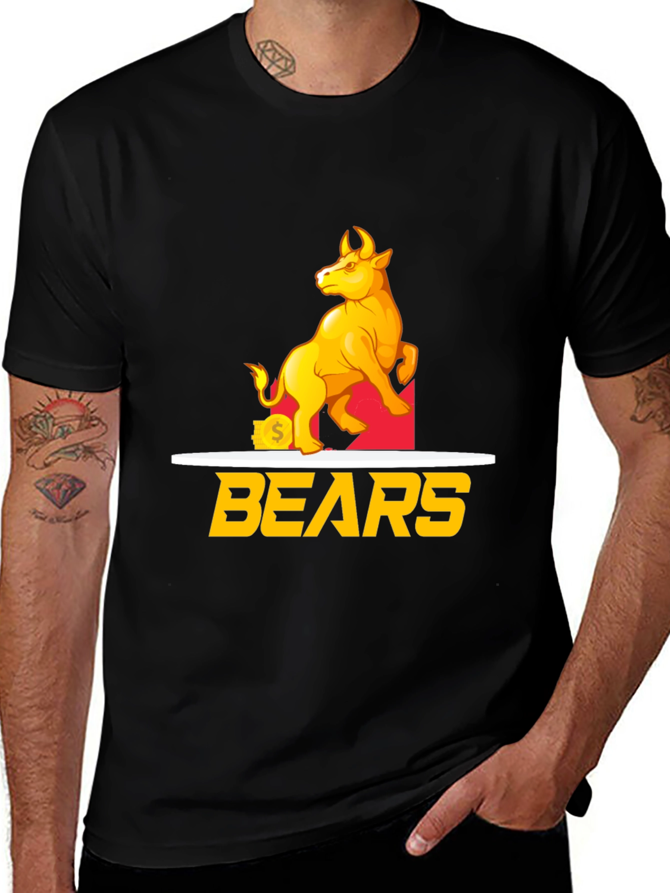 Variant 8 of Bull vs Bears Graphic Tee