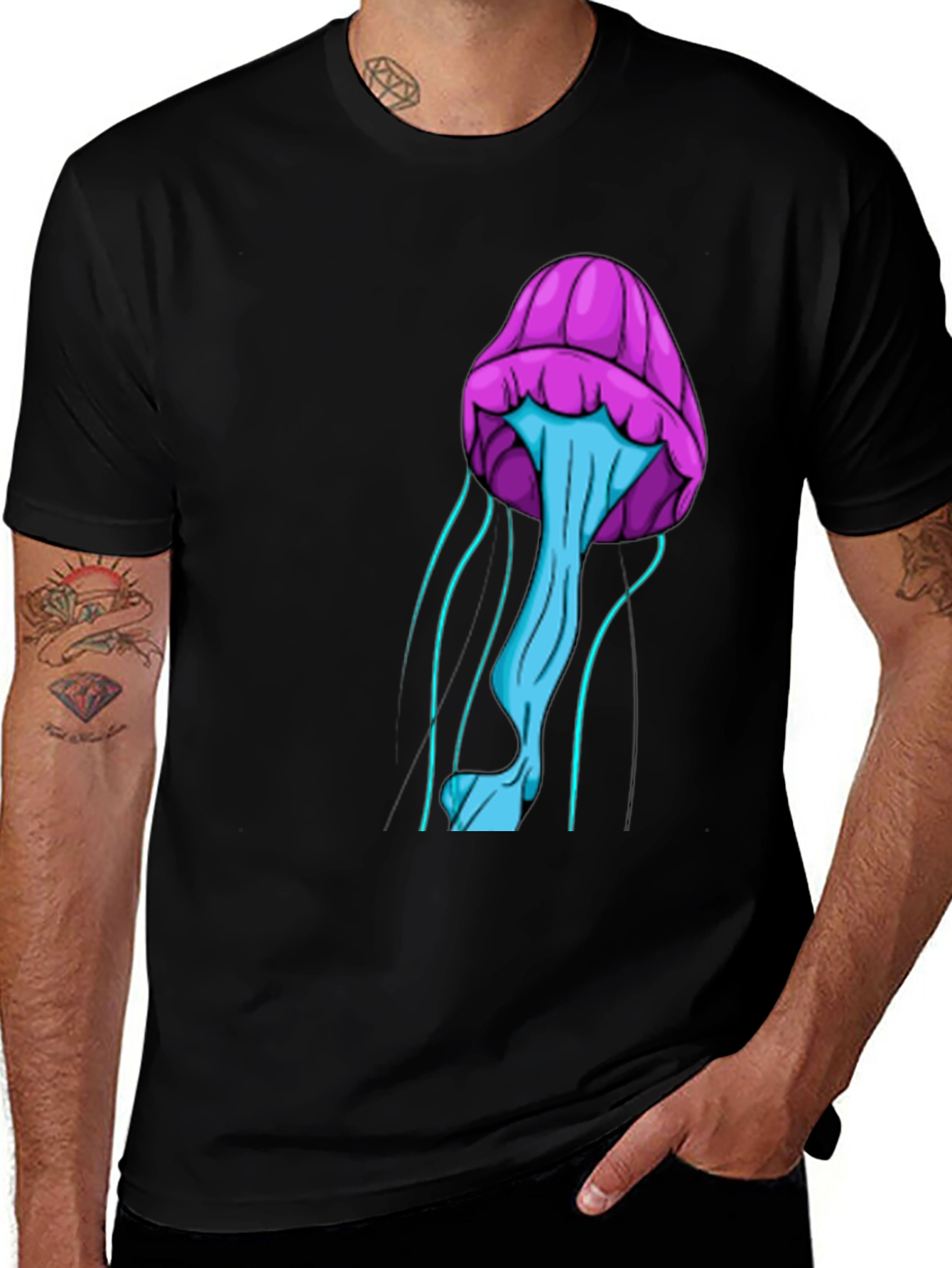 Variant 30 of Jellyfish Graphic Print Tee