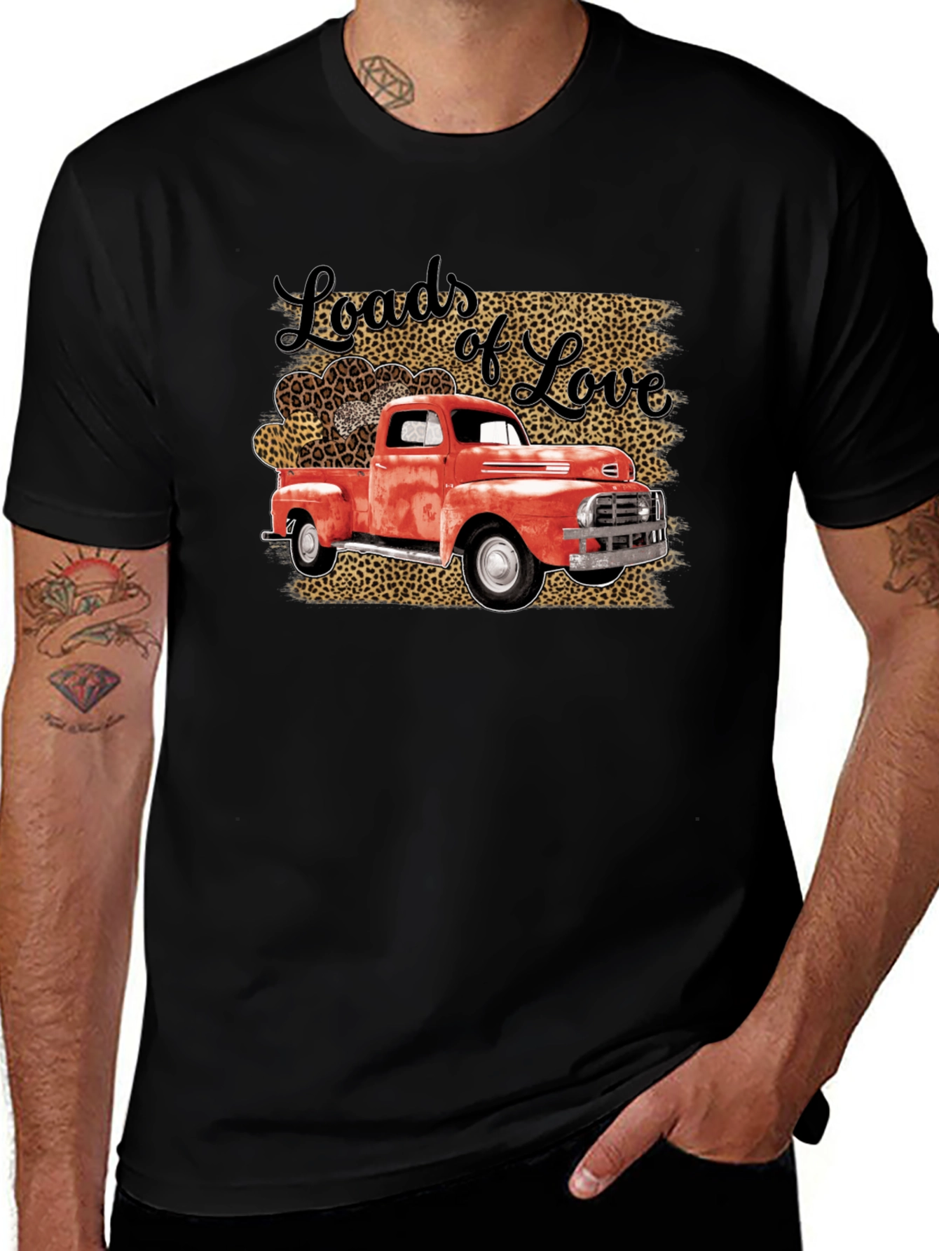 Variant 11 of Loads of Love Truck Graphic Tee